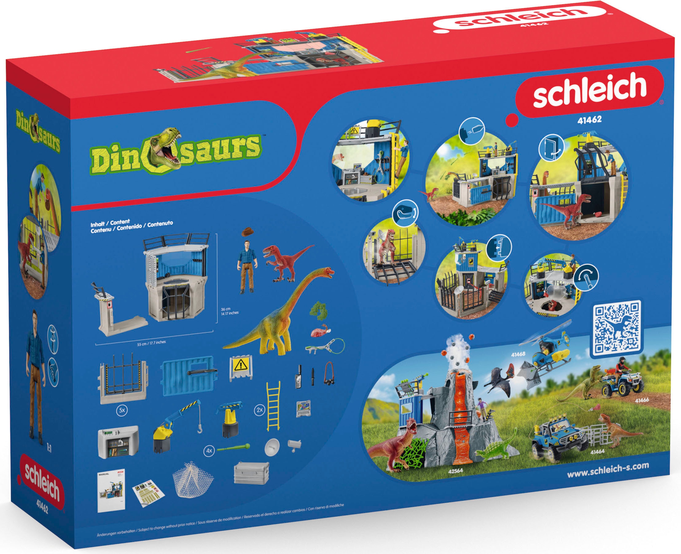 Schleich® Spielwelt »DINOSAURS, Grosse Dino-Forschungsstation (41462)«, (Set), ; Made in Germany
