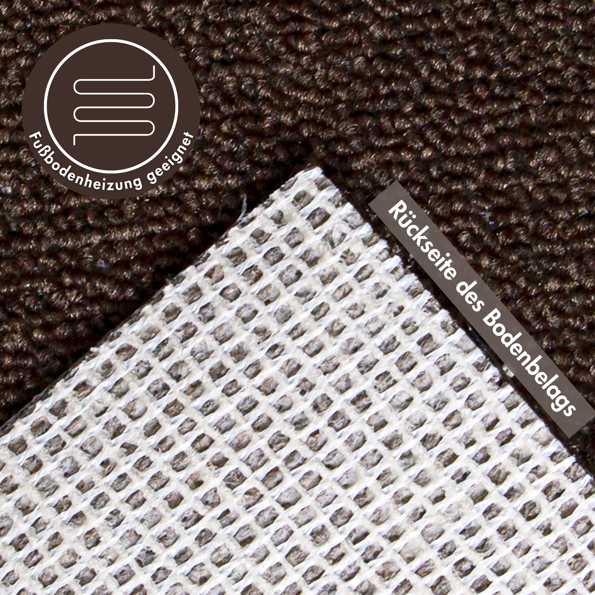 Andiamo Teppichboden »Rambo, Feinschlinge, Made in Netherlands«, rechteckig, 4,5 mm Höhe, meliert, Breite 400 cm oder 500 cm, strapazierfähig & pflegeleicht