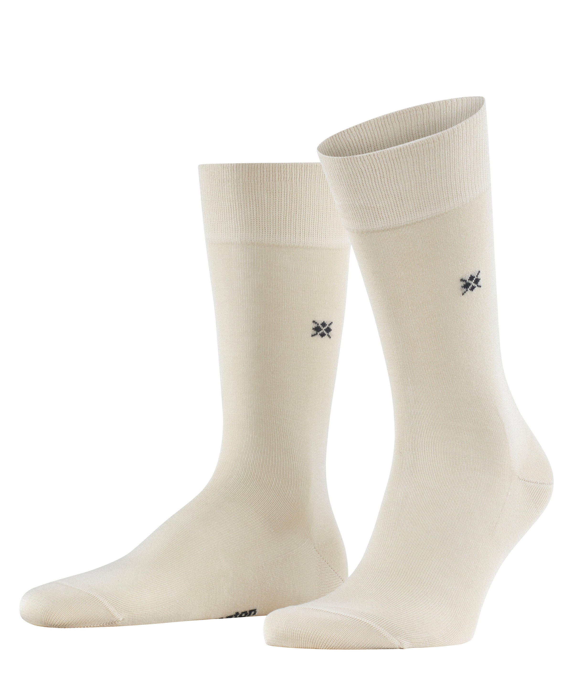 Burlington Socken "Dublin" unifarben, Einheitsgrösse 40-46, Burlington-Logo