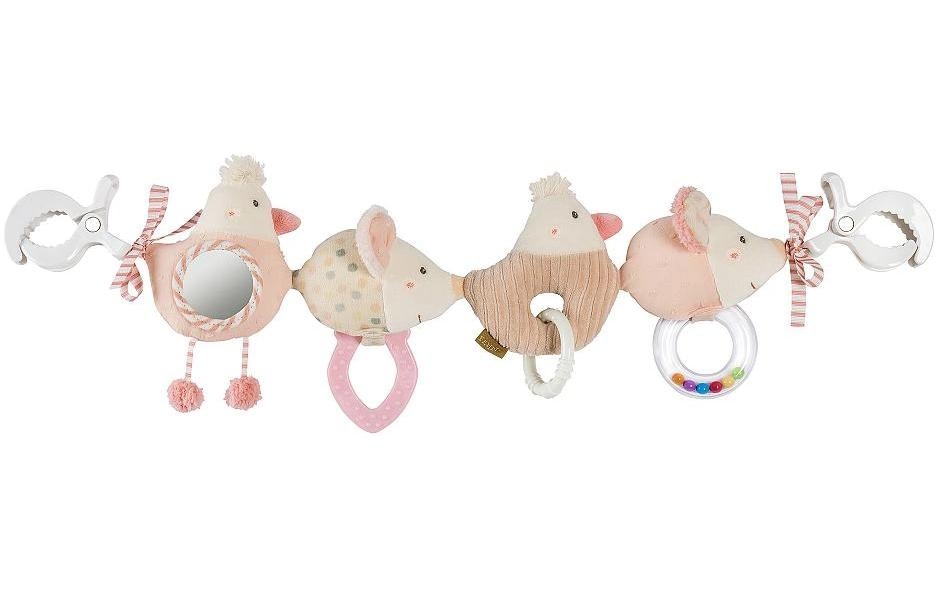 Fehn Kinderwagenkette »Rosa/Beige«