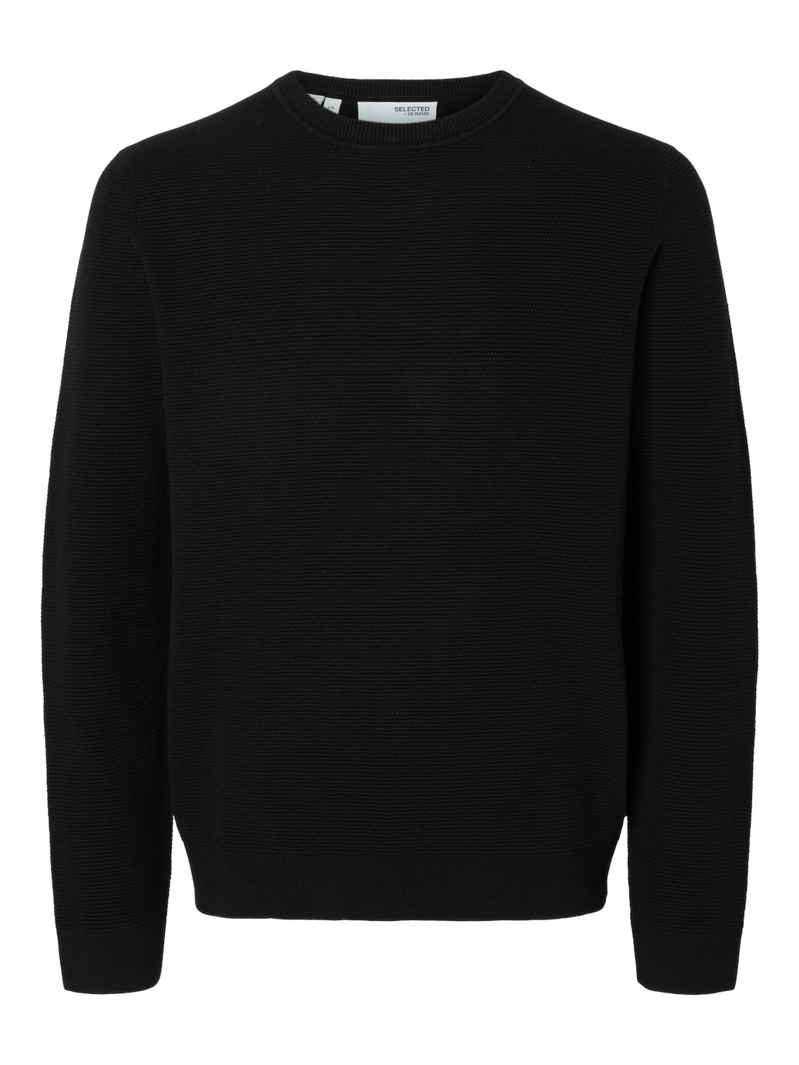 SELECTED HOMME Strickpullover »SLHROSS LS KNIT STRUCTURE CREW NECK NOOS«