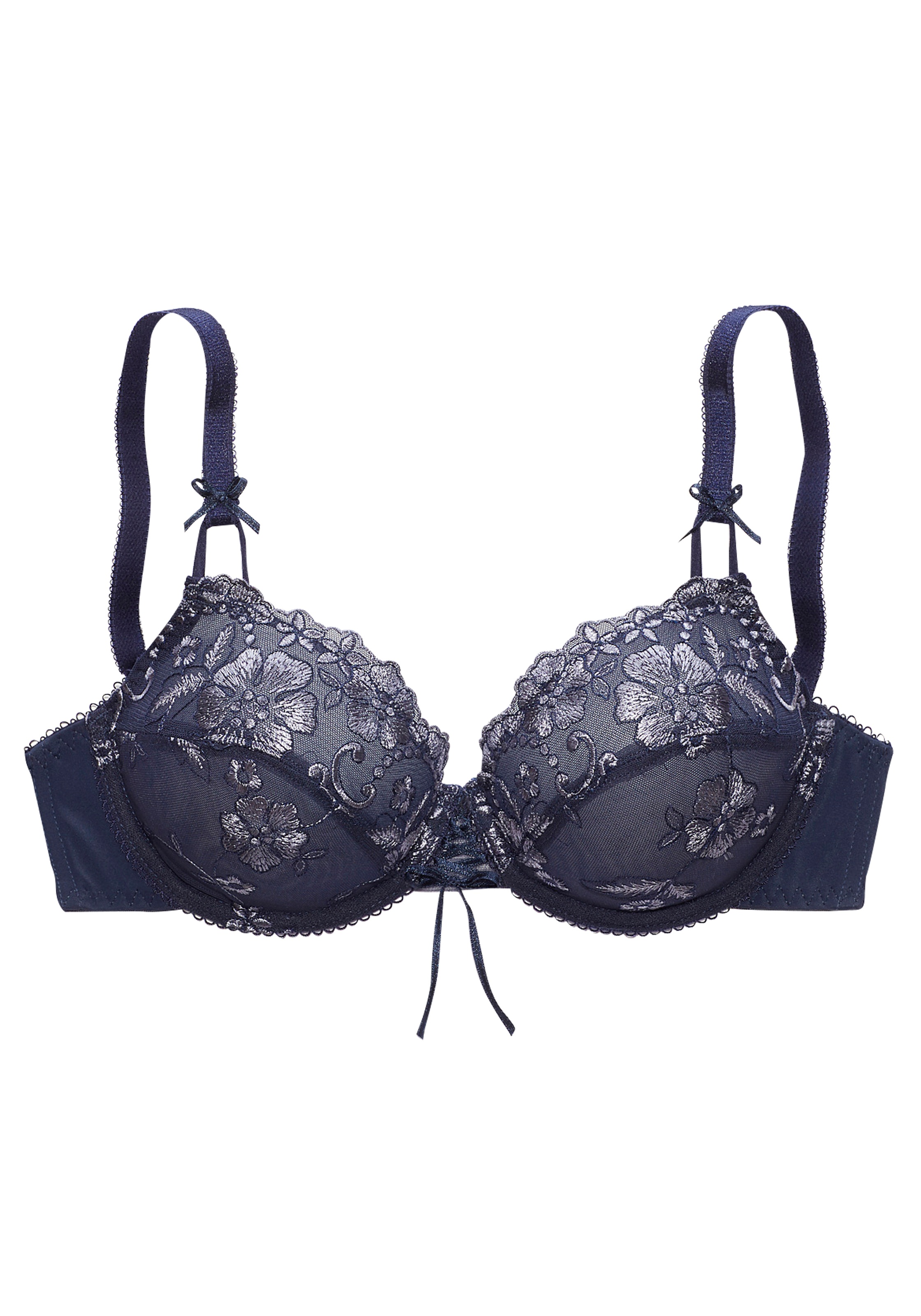 LASCANA Bügel-BH "Spitzen-BH, Dirndl-BH, Wanda" mit Zierschnürung und Stickerei Spitze, als Dessous-Set kombinierbar