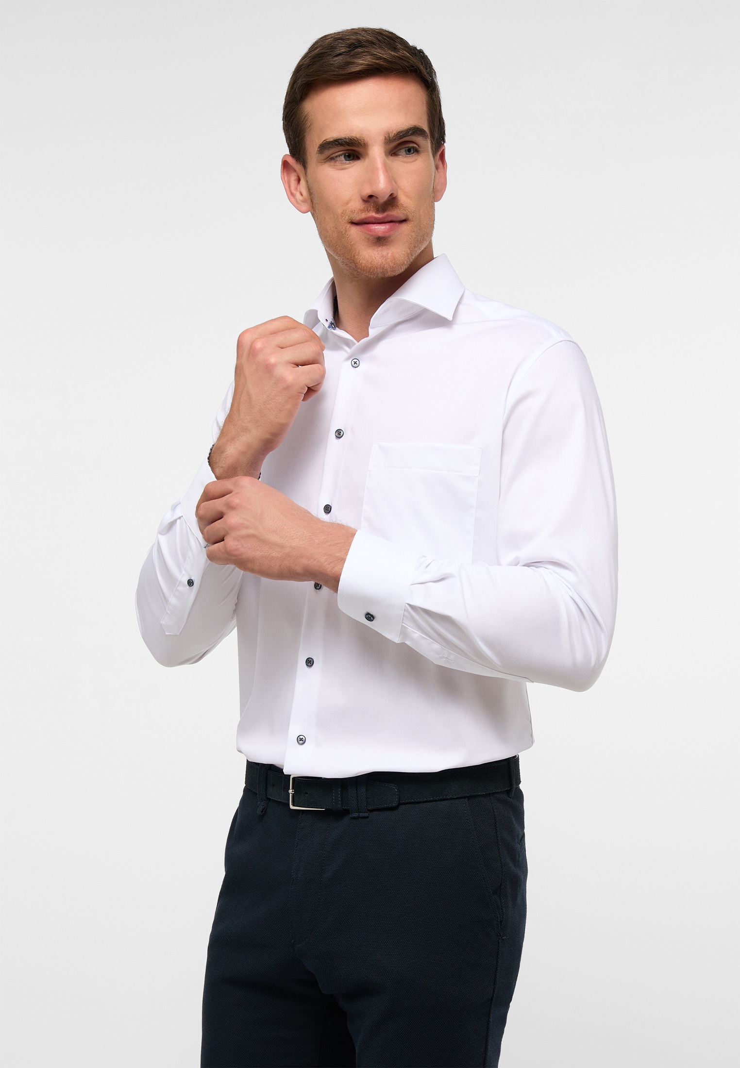 Eterna Langarmhemd »COMFORT FIT« NON IRON (bügelfrei)