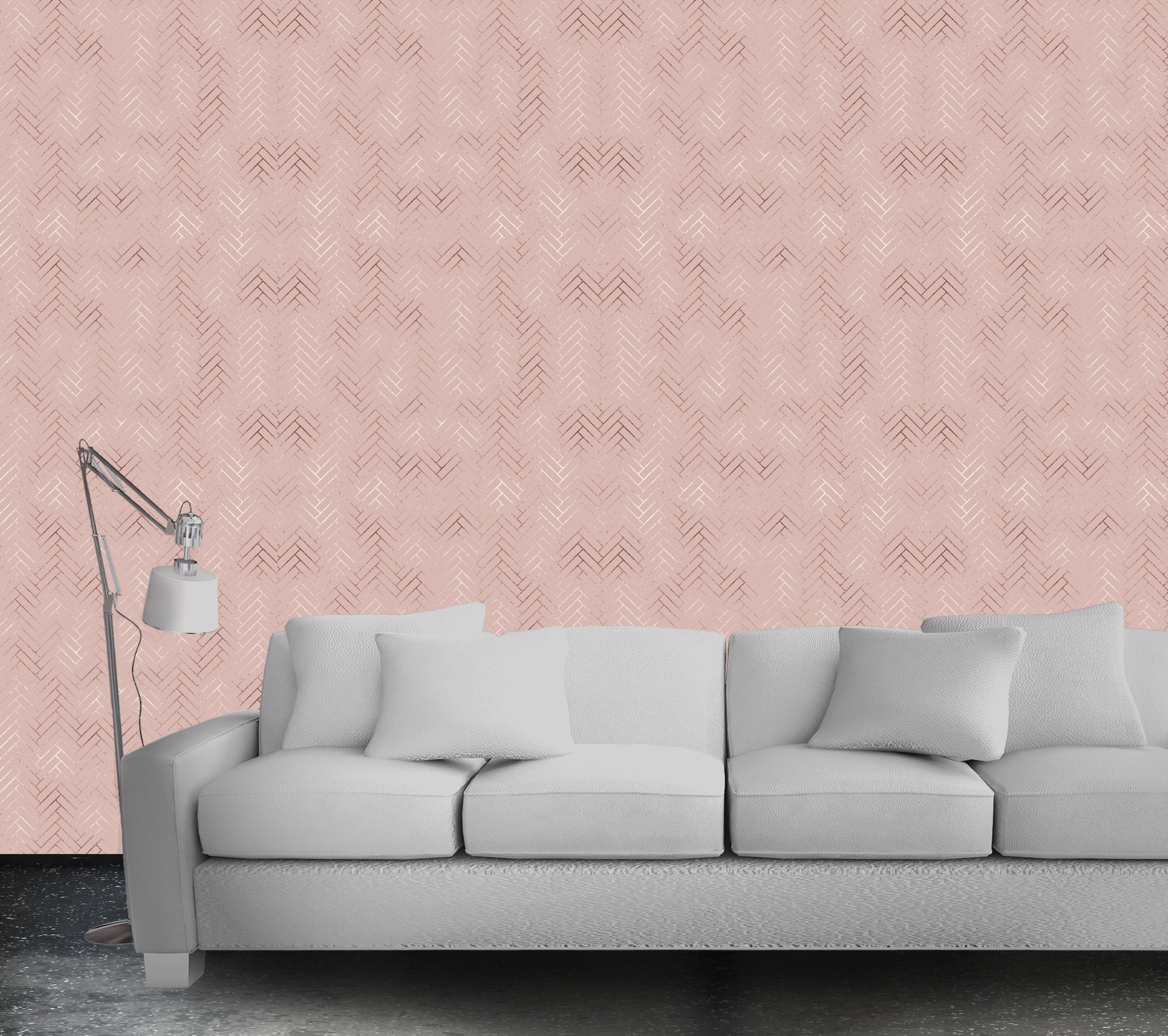 queence Vinyltapete »Diraso«, gemustert-Farbverlauf-bedruckt-abstrakt, 90x250cm, selbstklebend, kinderleichte Anbringung, Sticker