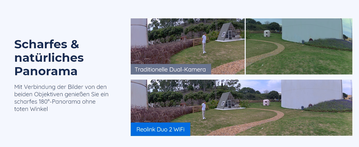 Überwachungskamera »Duo Series W730 WiFi-Outdoor«, Aussenbereich