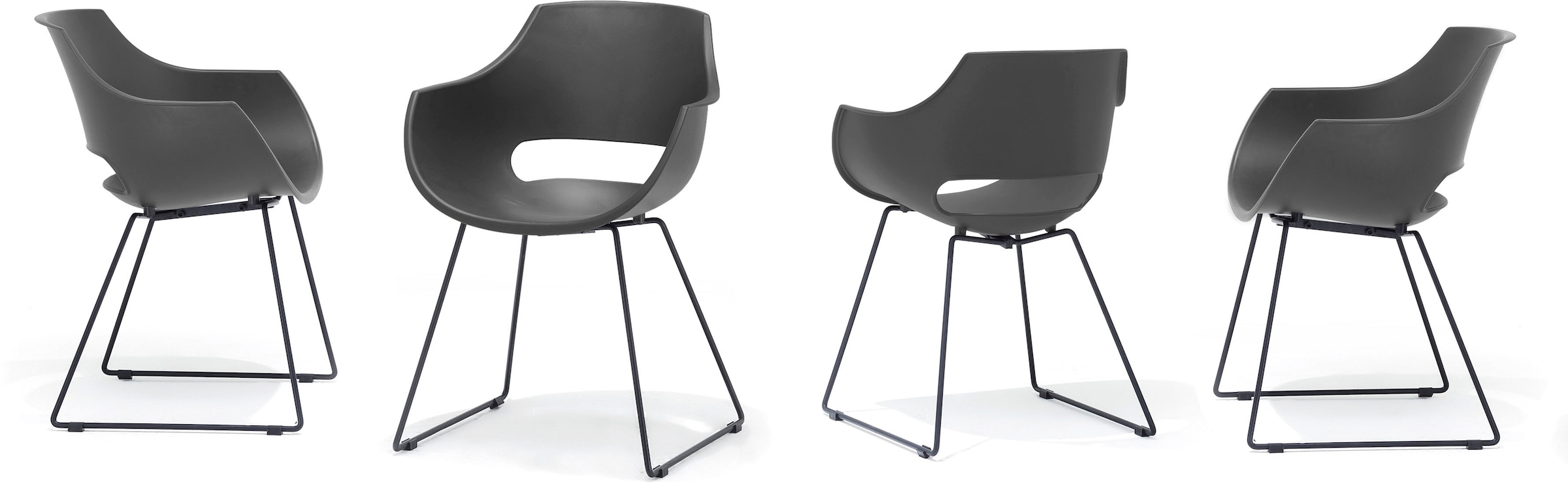 MCA furniture Schalenstuhl »Rockville«, (Set), 4 St., Stuhl belastbar bis  120 Kg online kaufen | Jelmoli-Versand