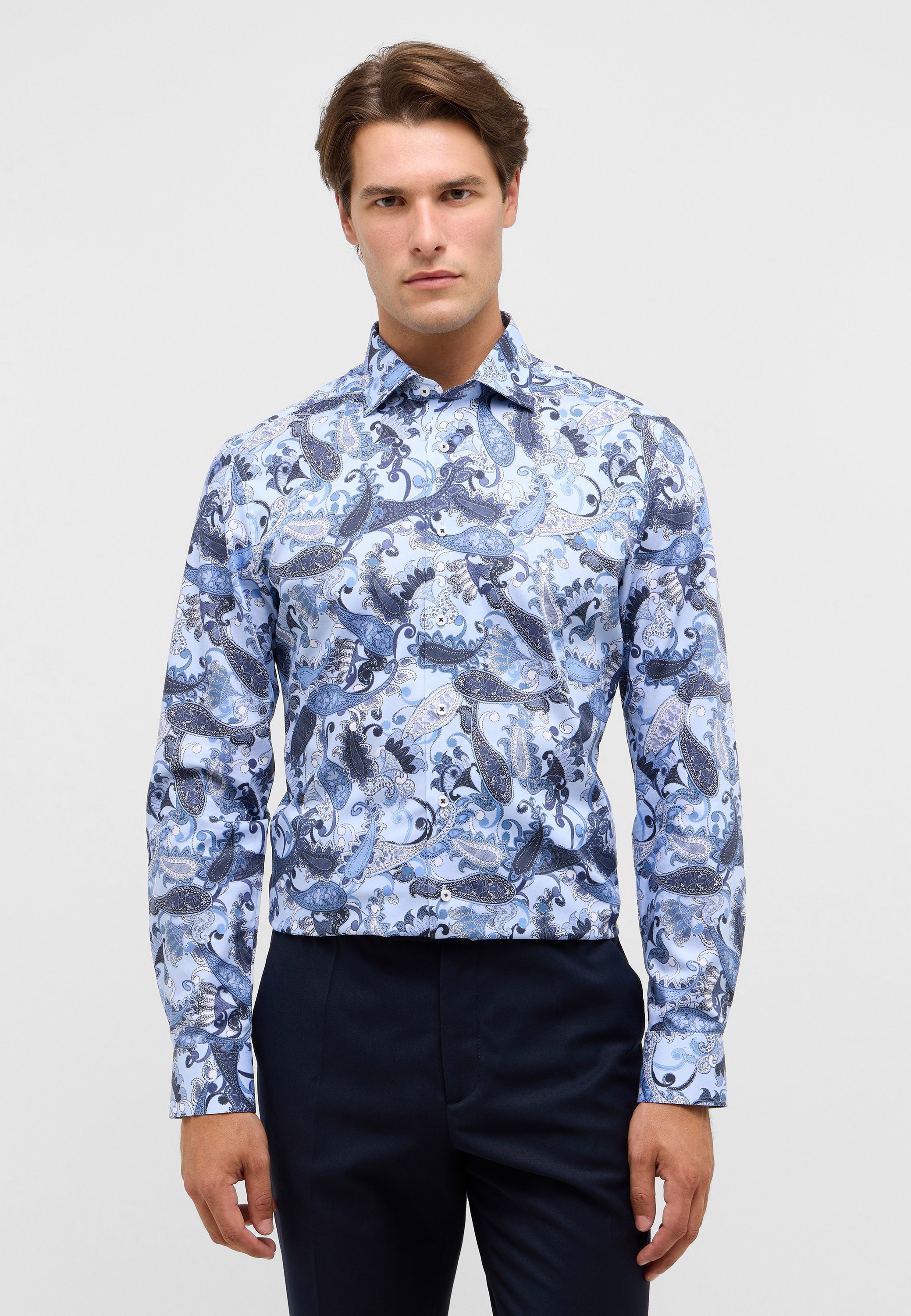 Eterna Langarmhemd »SLIM FIT« NON IRON (bügelfrei)