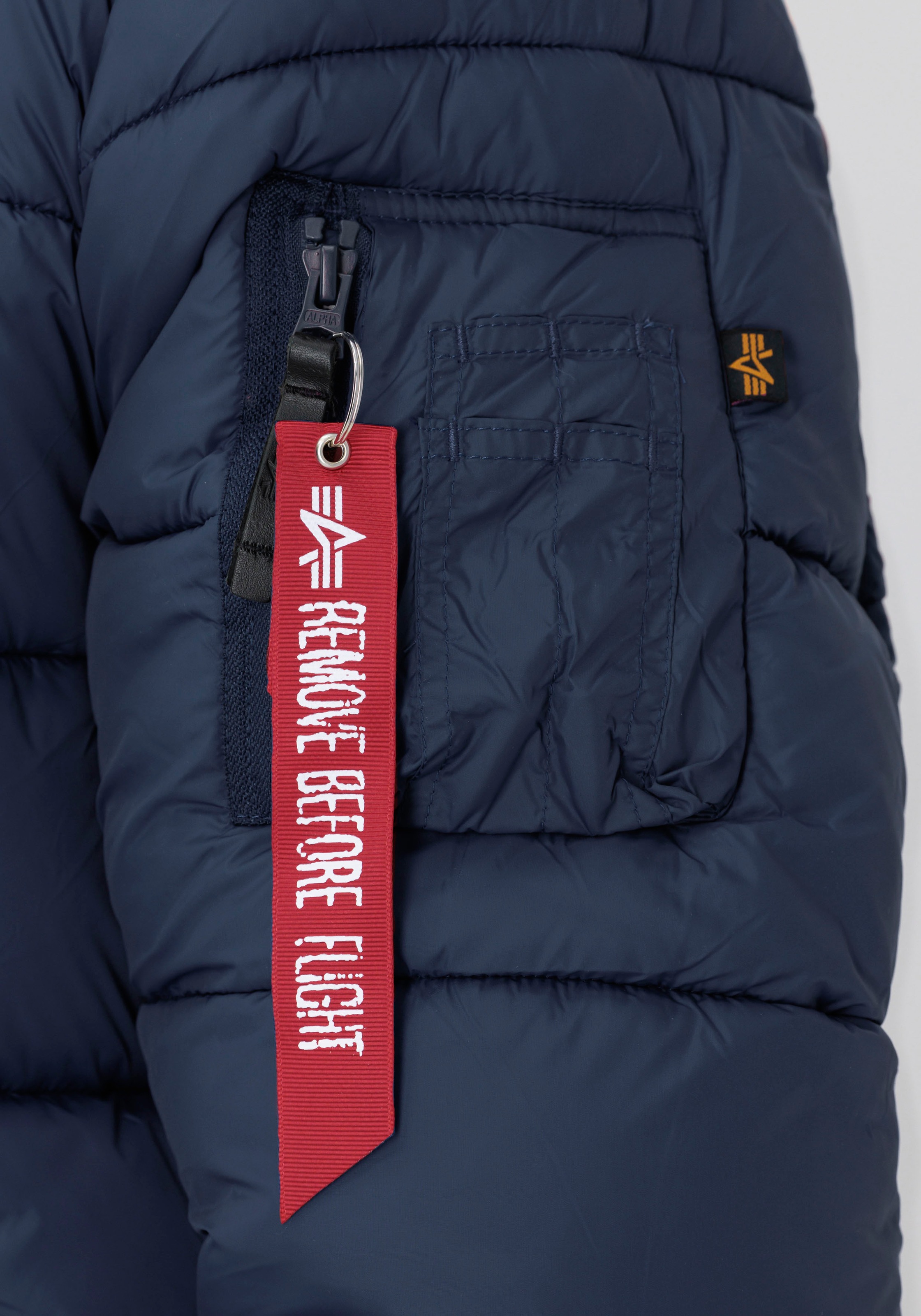 Alpha Industries Steppjacke »Hooded Puffer Alpha FD«, mit Kapuze
