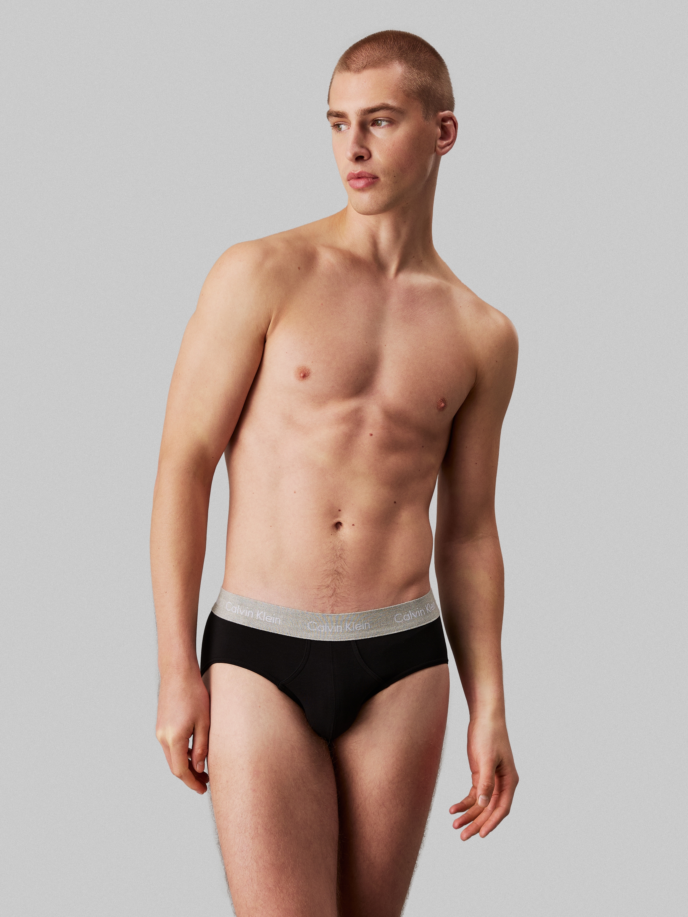 Calvin Klein Underwear Hipster, (3 St.), mit farbigem Webbund