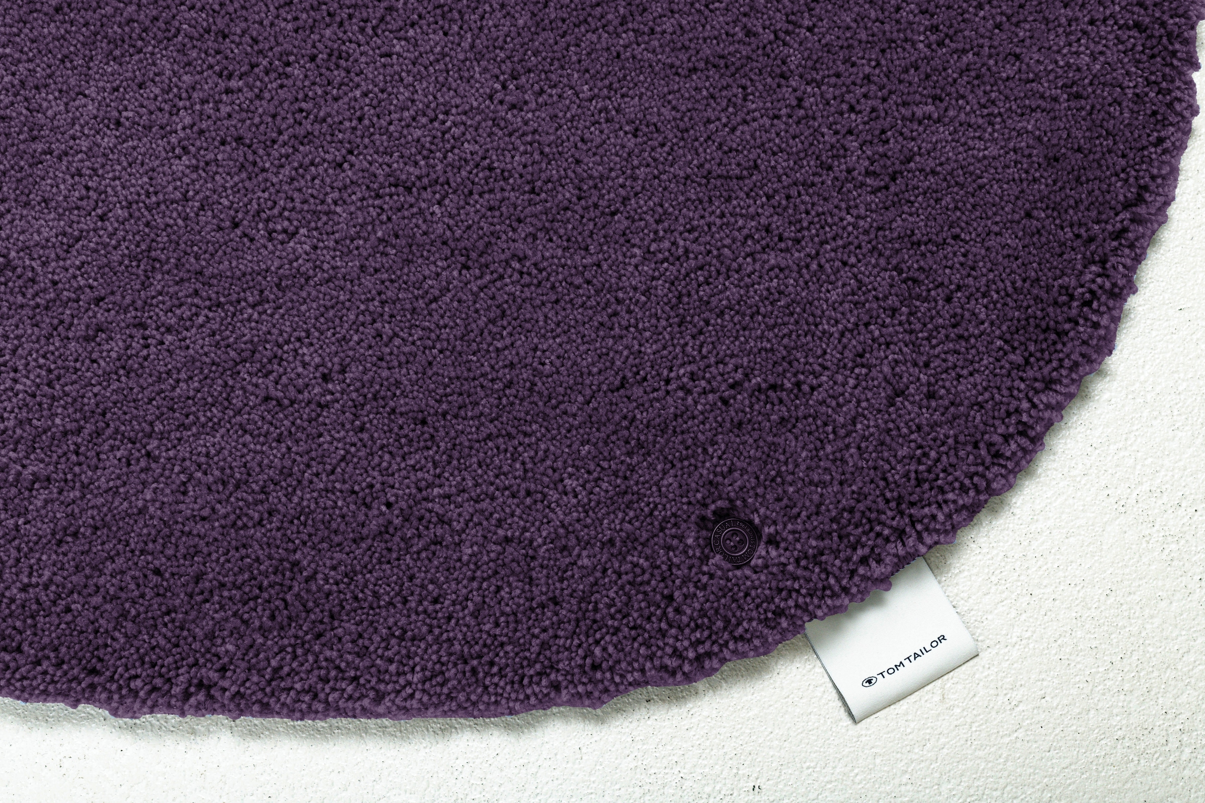 TOM TAILOR HOME Badematte »Cozy Bath UNI«, rutschhemmend beschichtet, fussbodenheizungsgeeignet, Badteppich, Uni Farben, rechteckig, rund und oval erhältlich