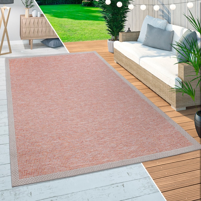 Paco Home Teppich »Quebec 135«, rechteckig, Flachgewebe, meliert, mit  Bordüre, In- und Outdoor geeignet online kaufen | Jelmoli-Versand