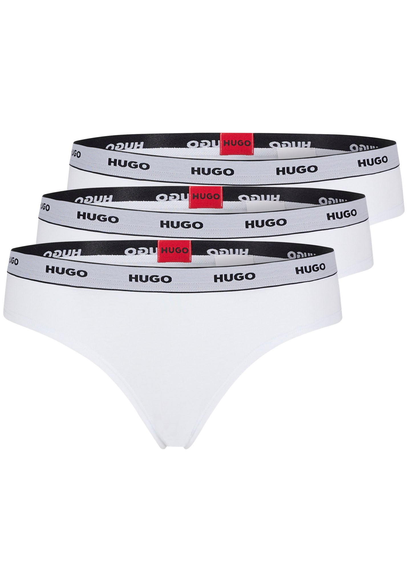 String »TRIPLET THONG STRIPE«, (3 St.), mit HUGO Logo-Elastikbund