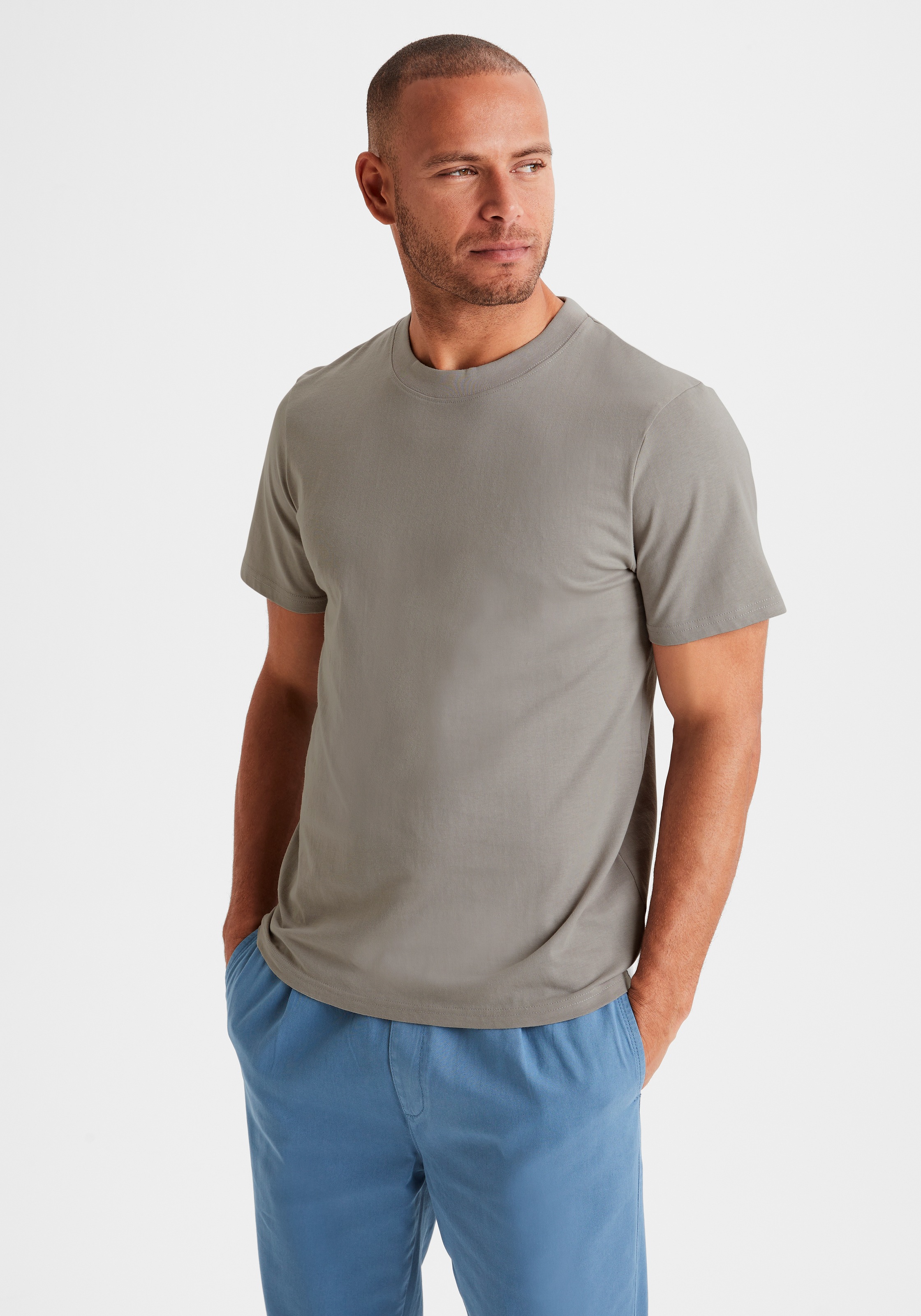 KangaROOS T-Shirt, (2er-Pack), ein Must-Have in klassischer Form