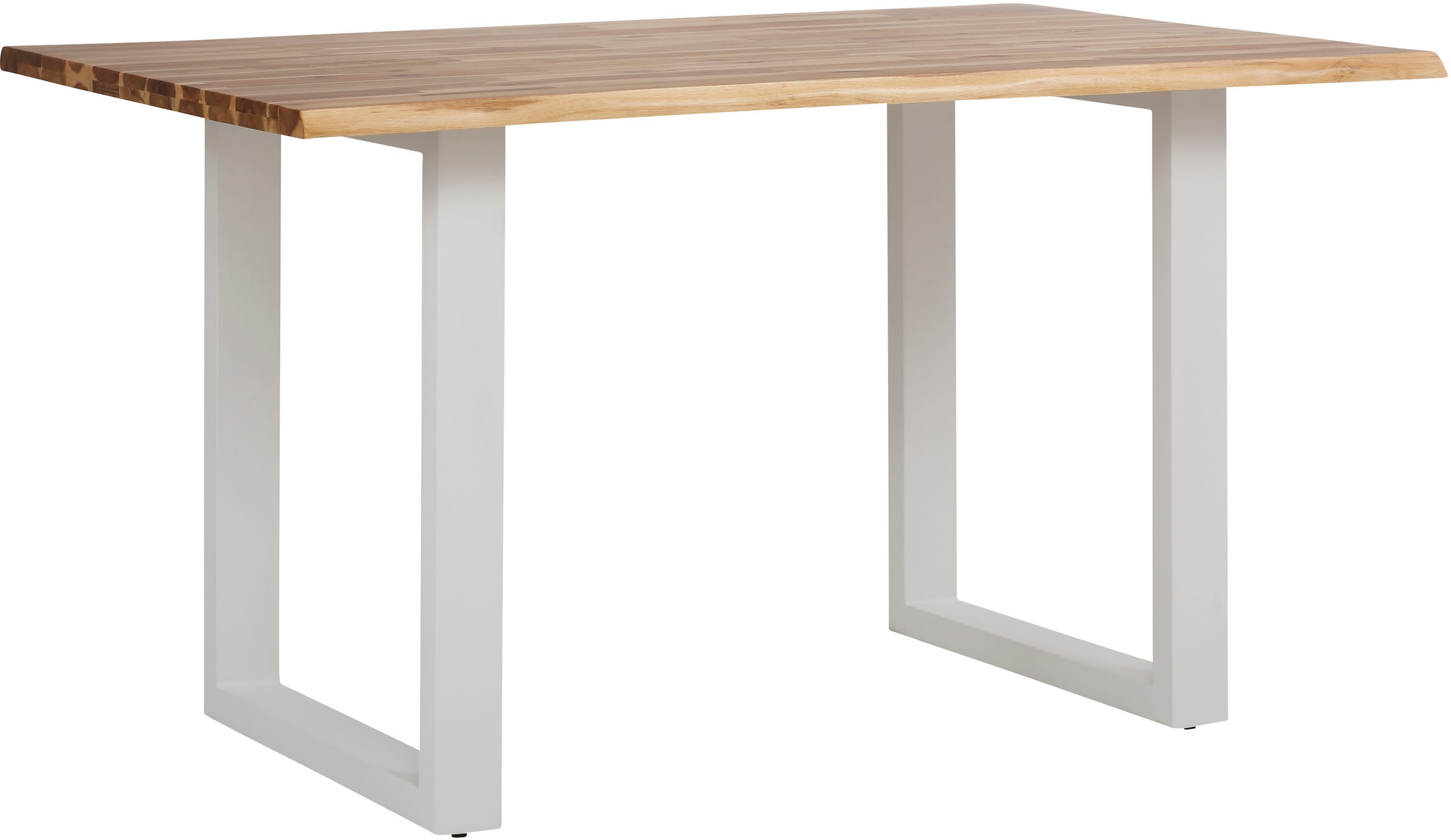 Home affaire Esstisch »Melody«, Akazienholz, mit Metallfussgestell Breite 140 cm