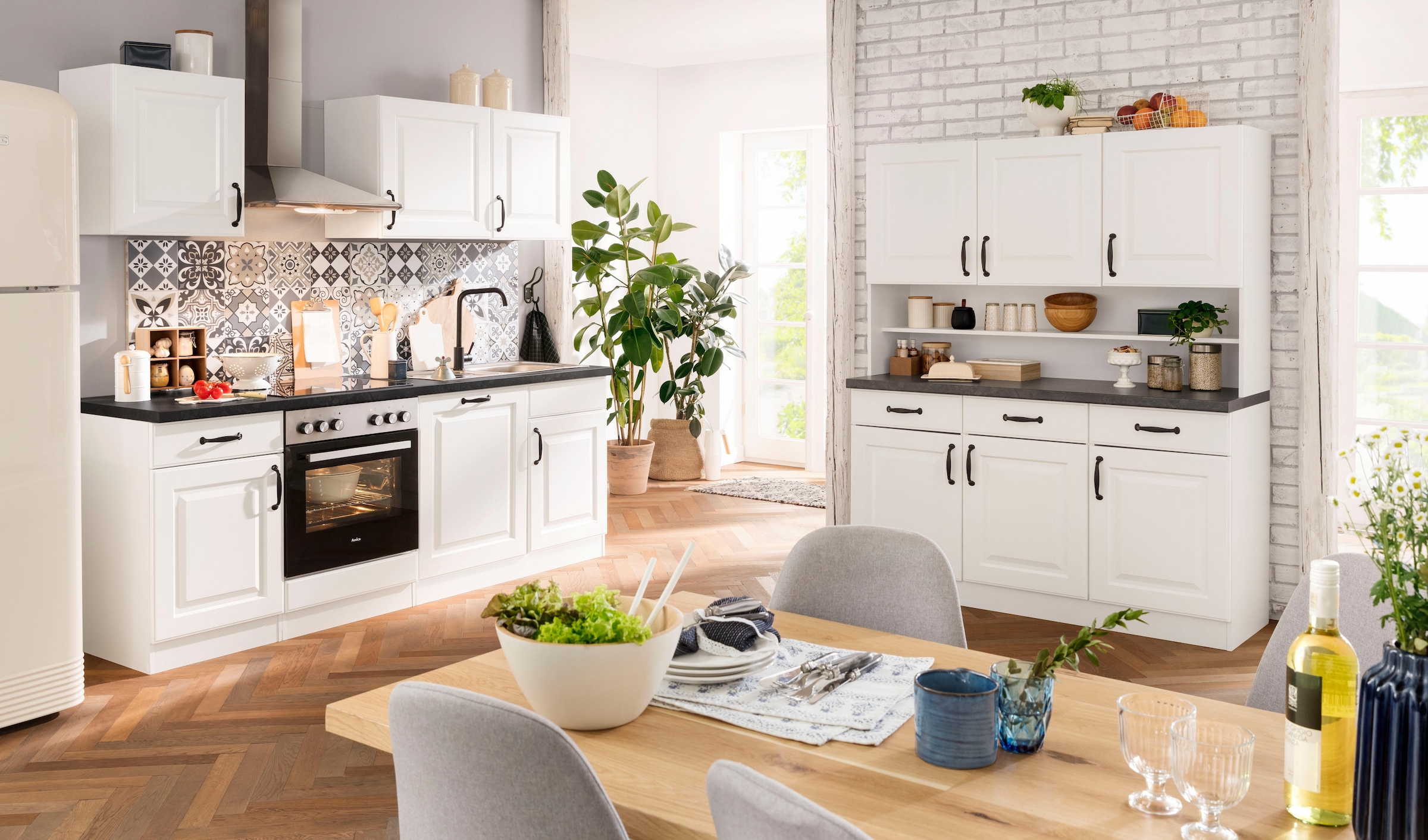 ❤ wiho Küchen Küchenzeile »Erla«, 220 im Jelmoli-Online ohne Shop cm kaufen E-Geräte, Breite
