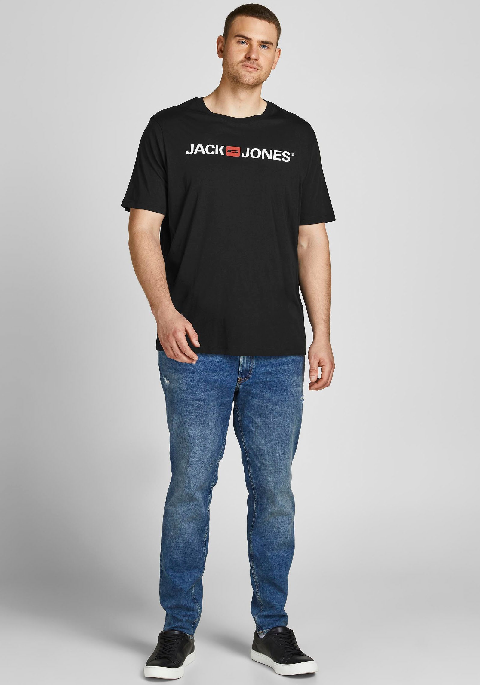 Jack & Jones PlusSize T-Shirt »CORP LOGO TEE«, bis Grösse 6XL