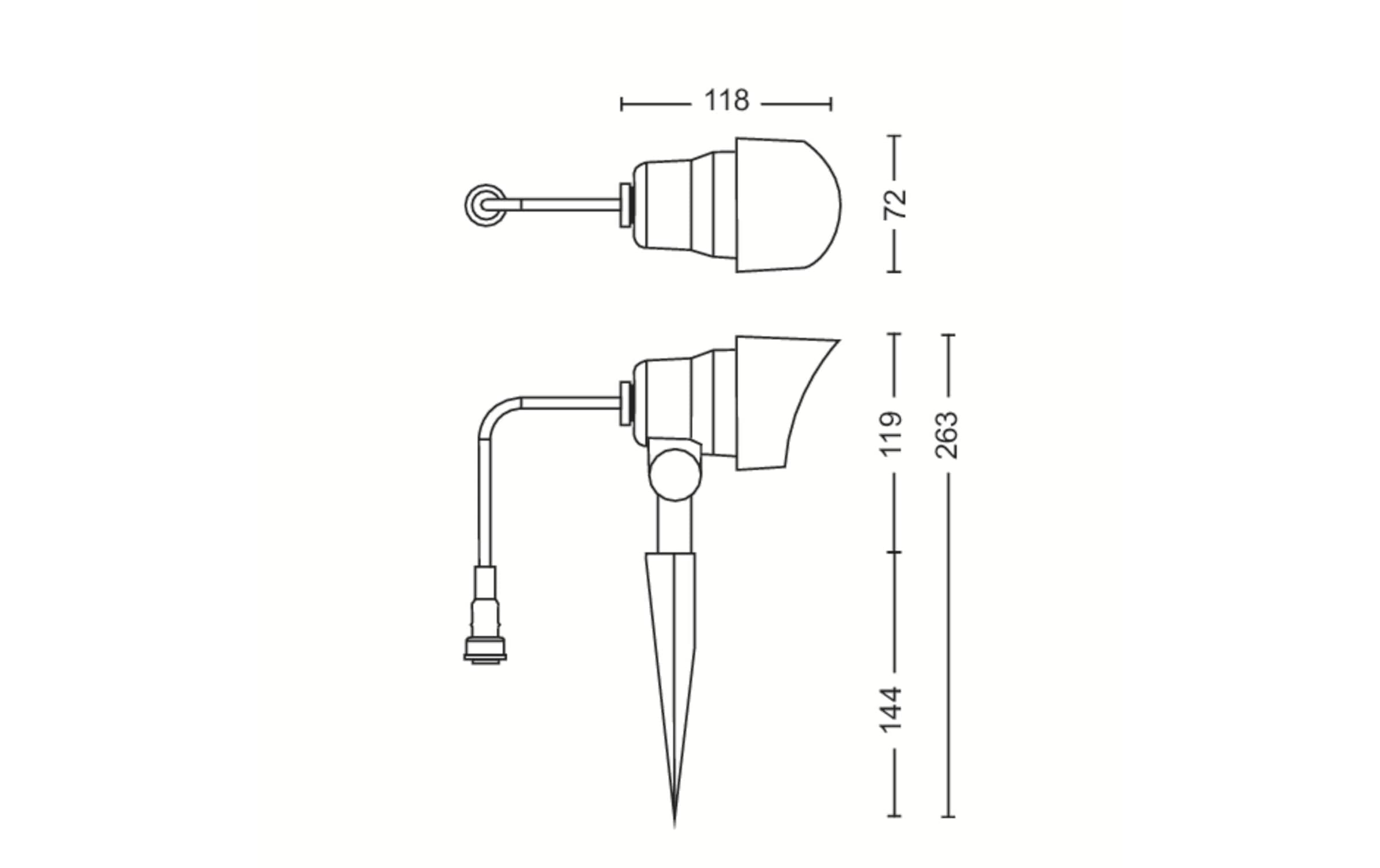 Philips LED Gartenleuchte