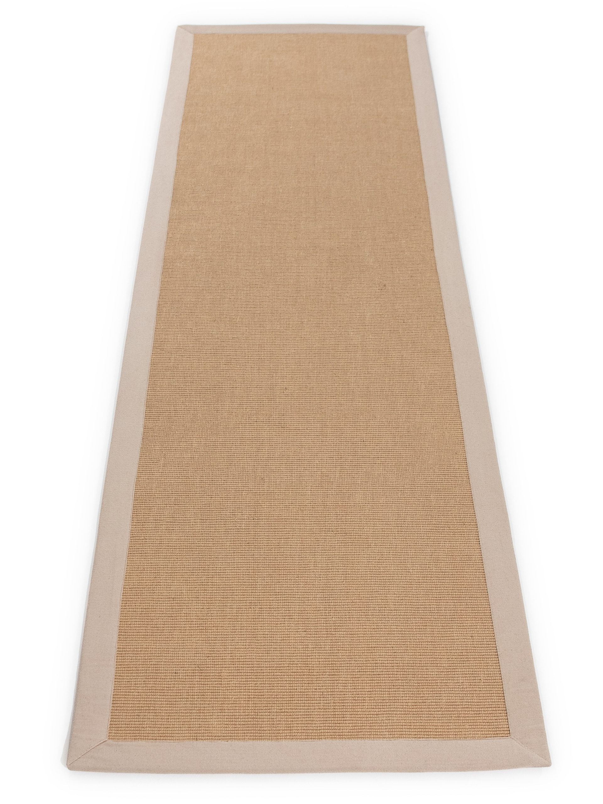 carpetfine Sisalteppich »Sisal,  auch als Läufer erhältlich«, rechteckig, 5 mm Höhe, mit farbiger Bordüre, Anti Rutsch Rückseite, viele Grössen, Wohnzimmer