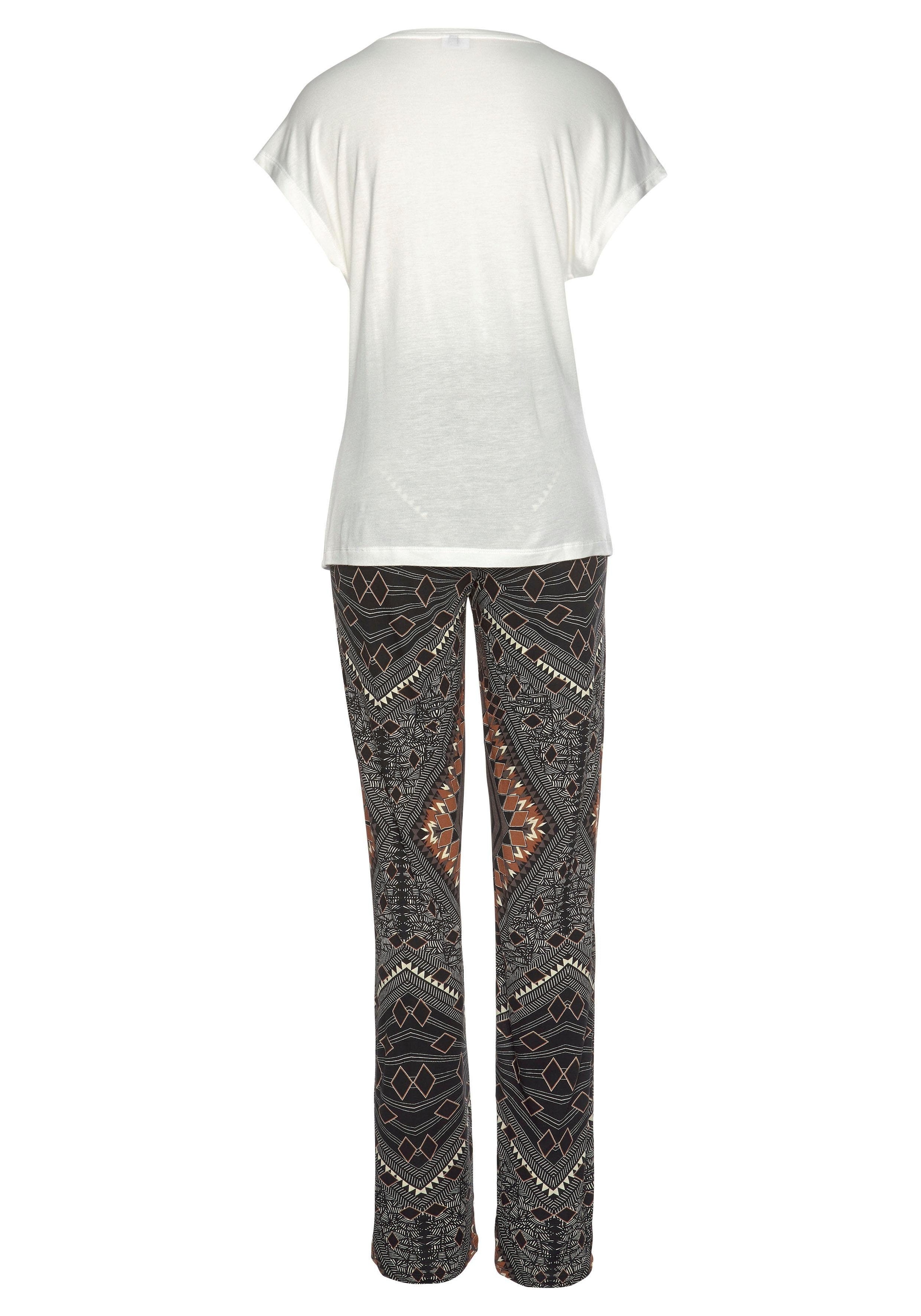 bei LASCANA tlg., Ethno-Design im Stück), online Jelmoli-Versand Schweiz kaufen 1 (2 Pyjama,