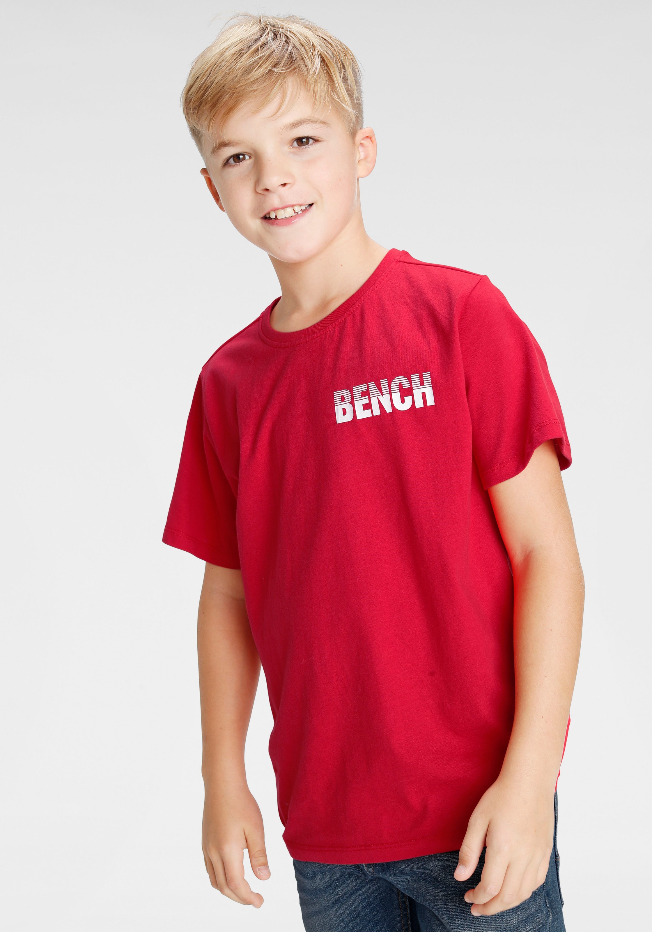 ✵ Bench. T-Shirt »Basic«, (Packung, 2 tlg.), für | online Jungen Jelmoli-Versand bestellen