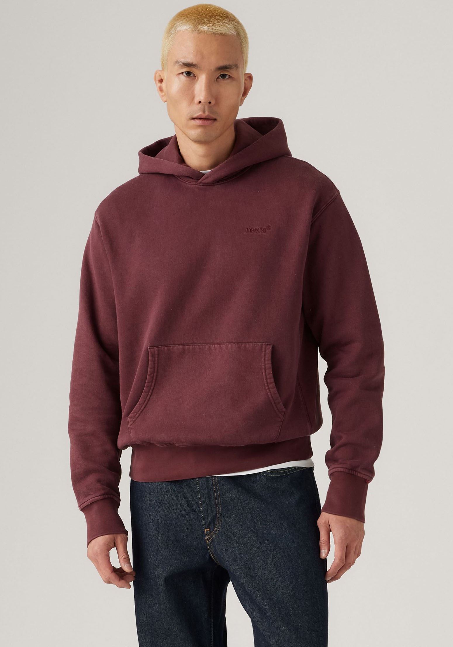 Levi's® Hoodie »THE AUTHENTIC HOODIE«, mit kleiner Ton-in-Ton Logostickerei auf der Brust