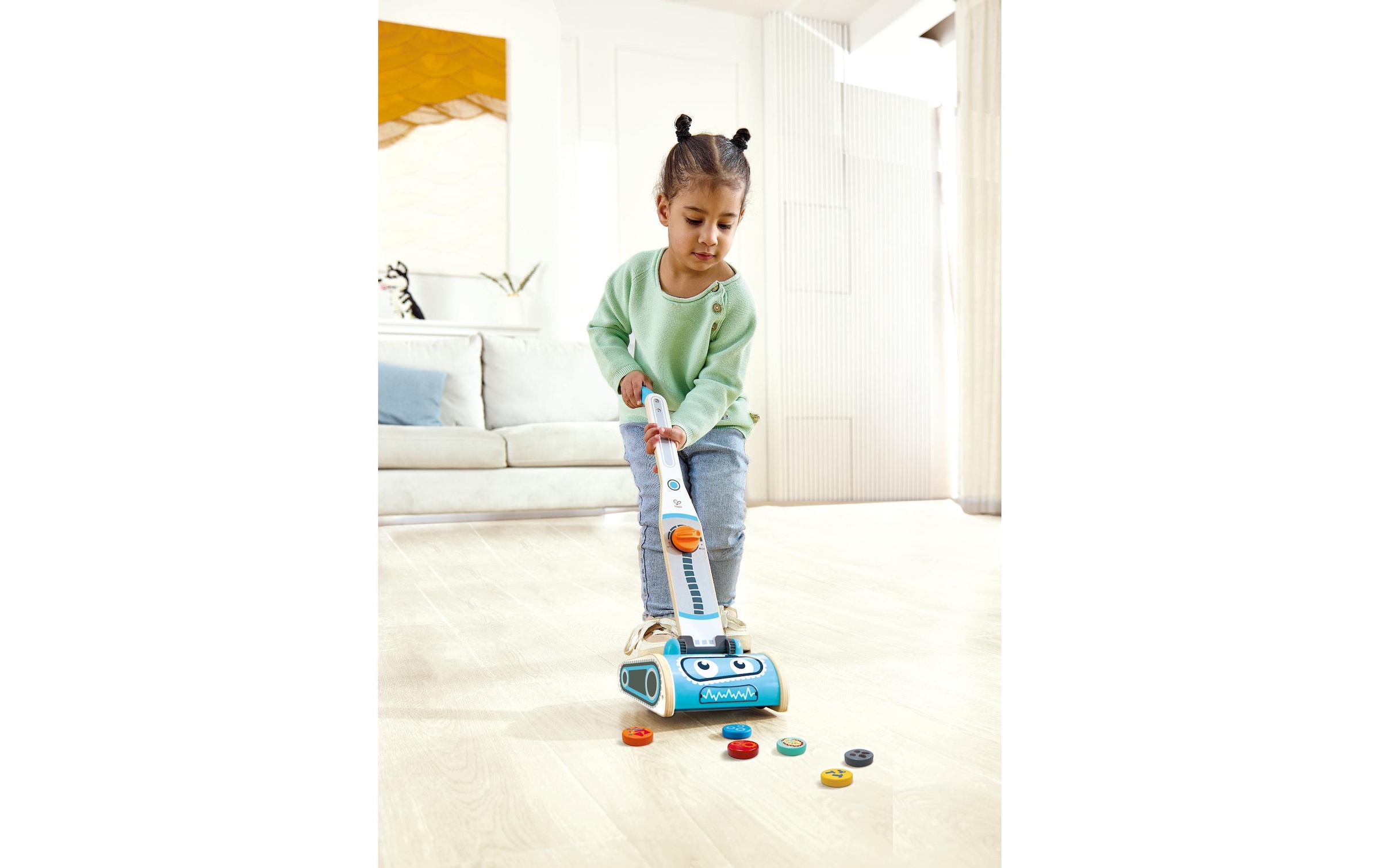 Hape Kinder-Staubsauger »Robot Vacuum Staubsauger«