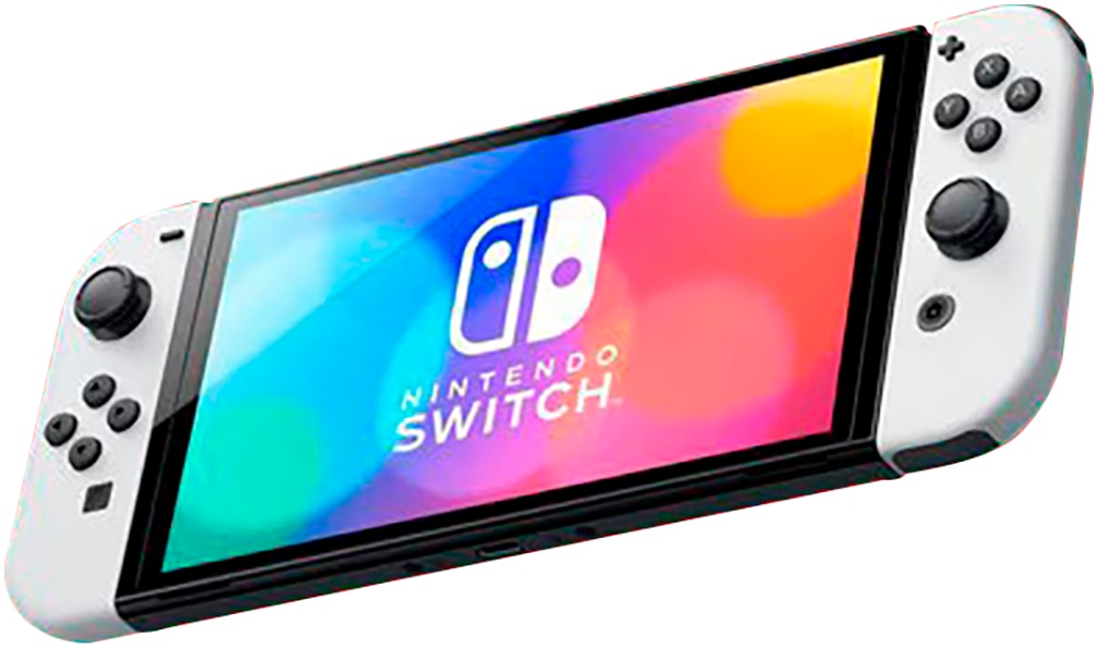 Nintendo Switch Konsolen-Set »OLED weiss inkl. Mario Party Jamboree und exklusiver Nintendo Decke«
