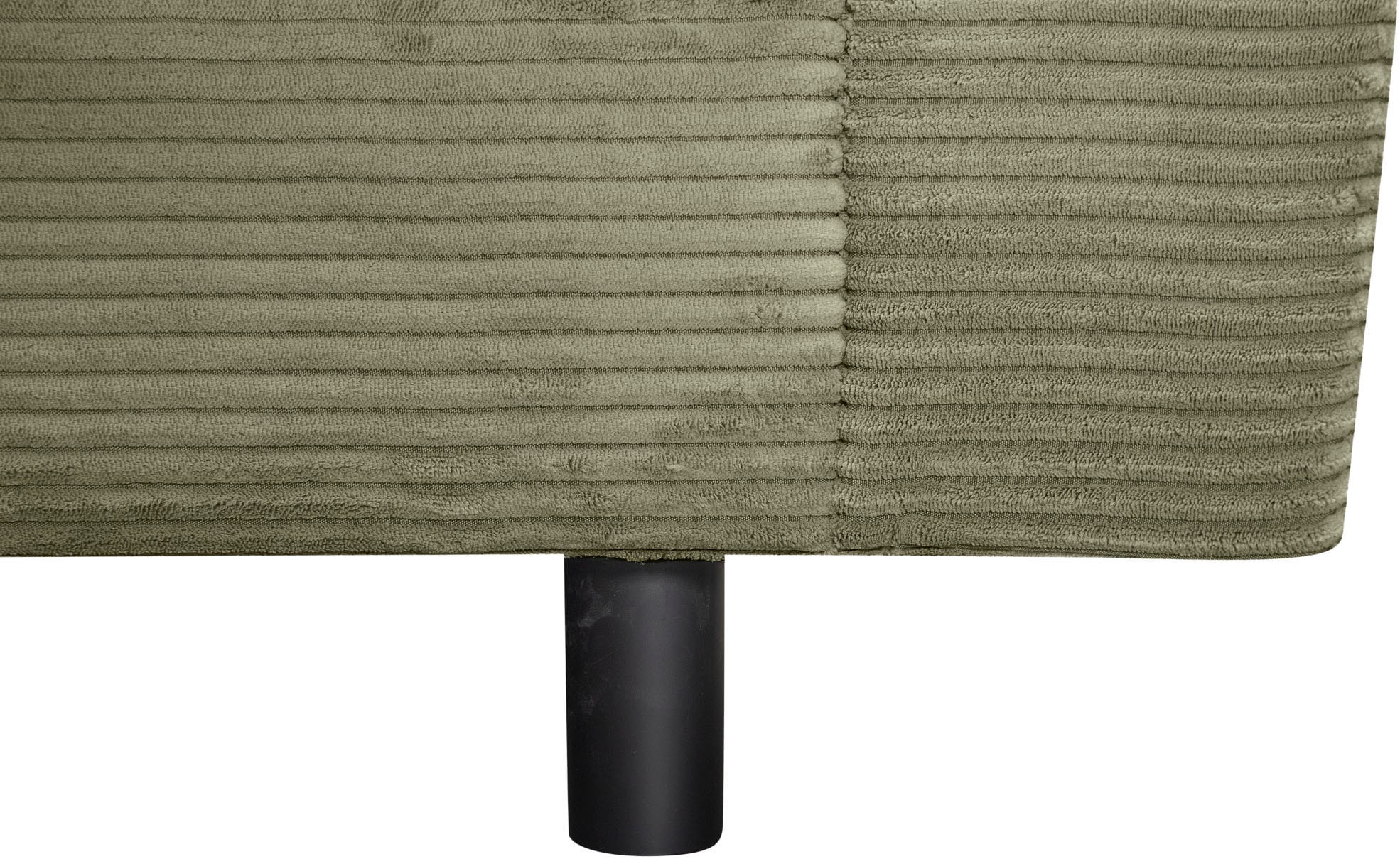 Home affaire Ecksofa »Toni L-Form, B: 215 cm«, mit Hocker & 2 Zierkissen, Federkern