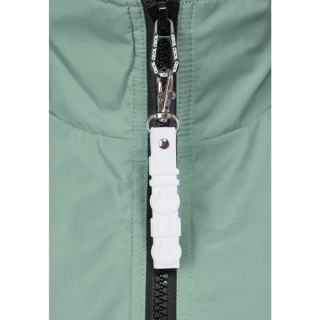 Cecil Anorak »Short Trench Jacket«, mit Stehkragen und im TrenchCoat-Stil