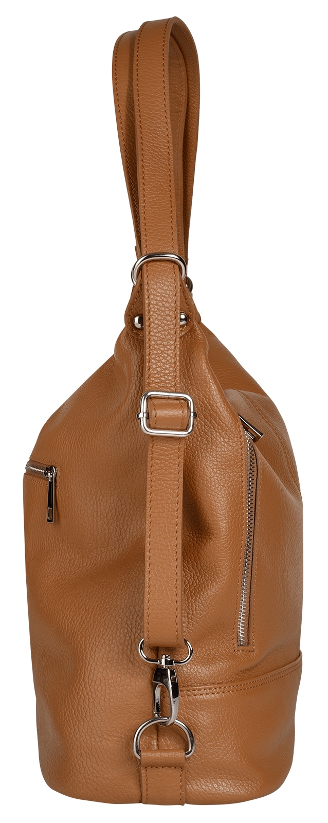 Samantha Look Cityrucksack, echt Leder, Made in Italy