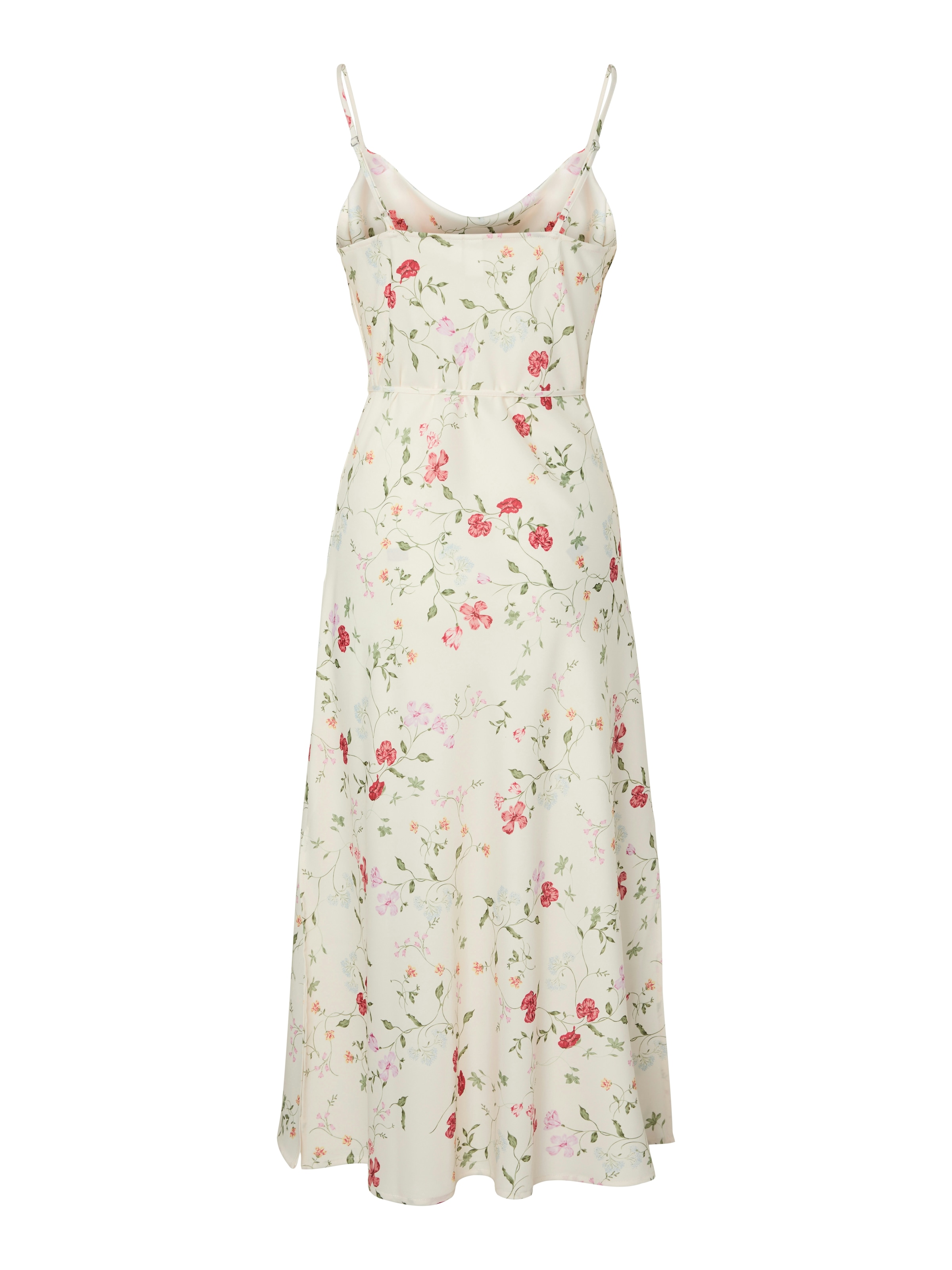 Y.A.S Spaghettikleid "YASTHEA STRAP LONG DRESS S. NOOS" Sommerkleid