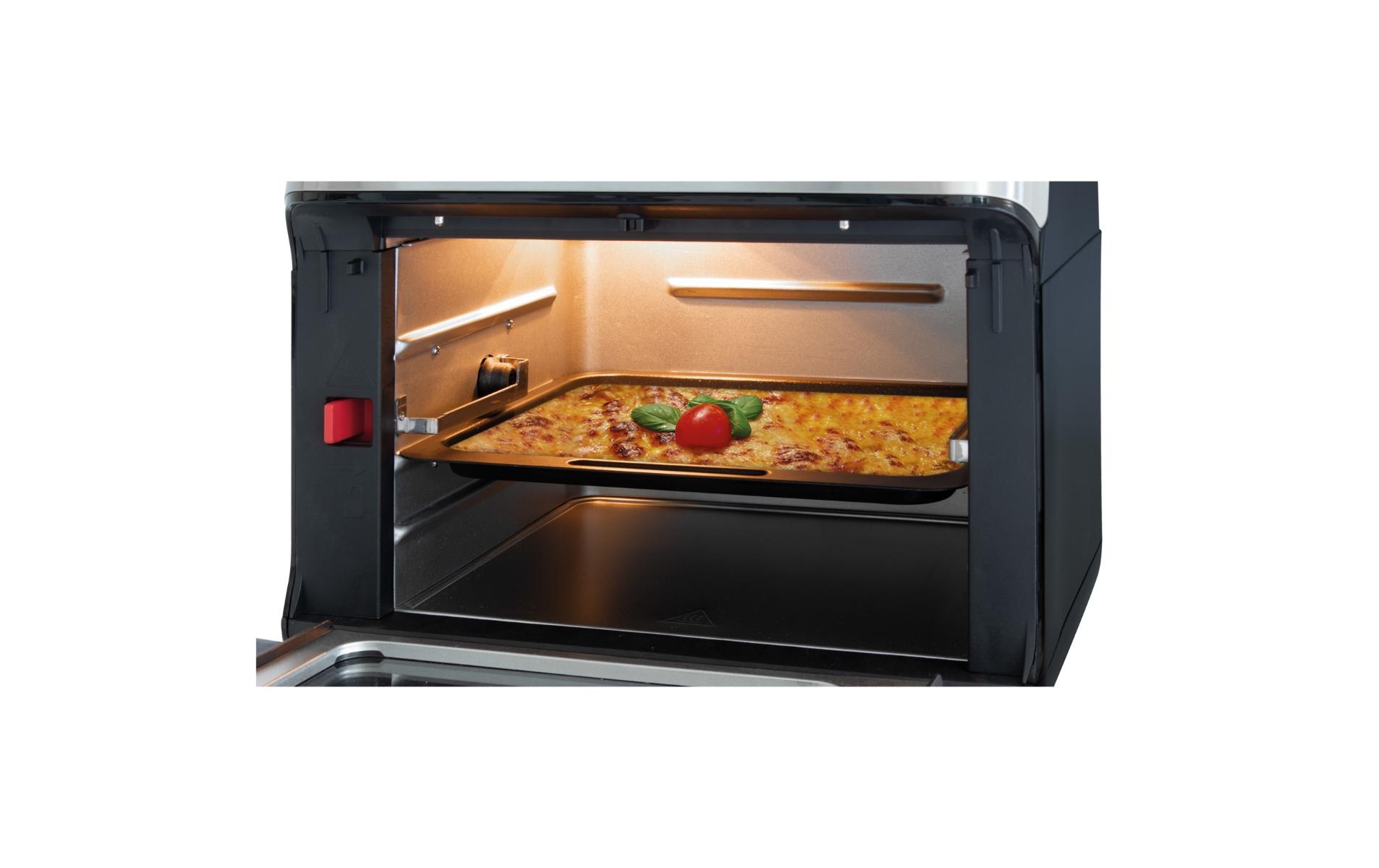 ProfiCook Heissluftfritteuse »PC-FR 1200 H Schwarz;Edelstahl«, 1500 W