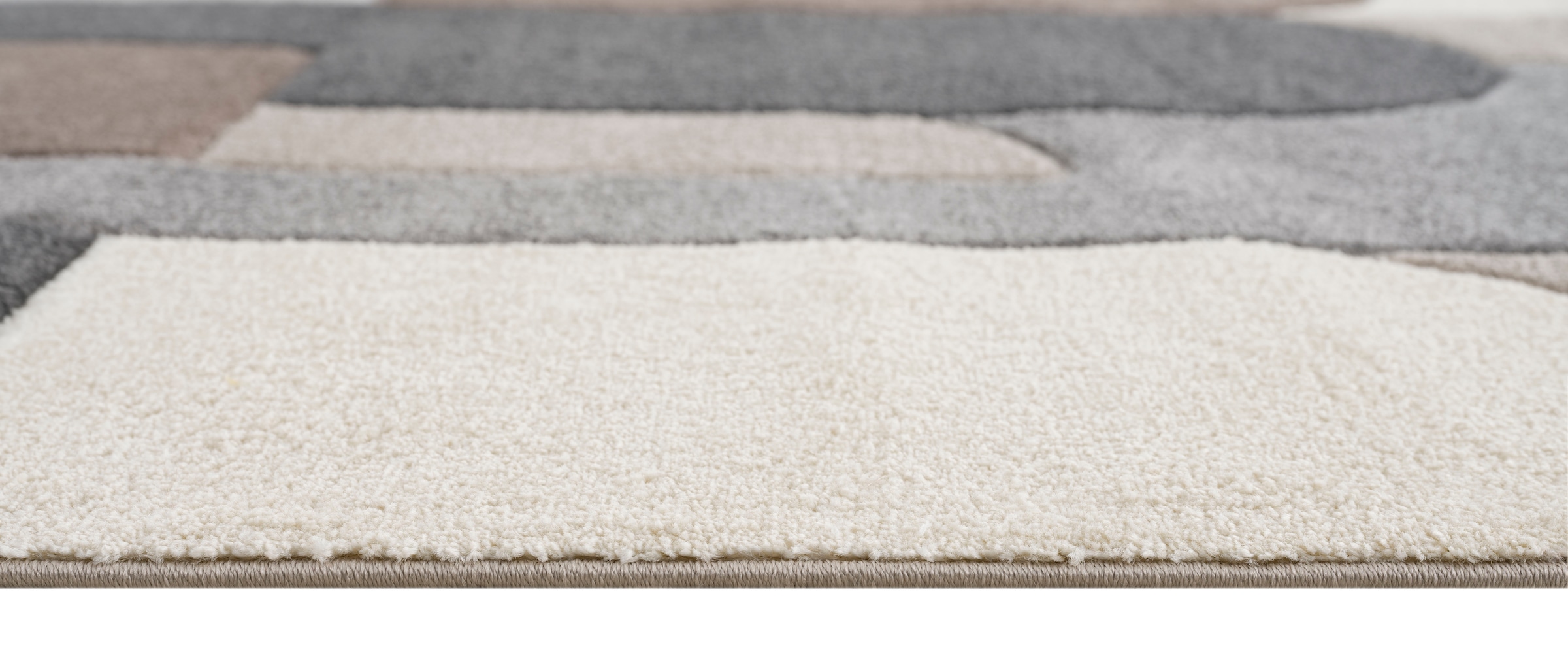 Jelmoli-Versand online Teppich rechteckig, wende-Teppich my kaufen home Konturenschnitt, handgearbeiteter »Pautz«, | Hoch-Tief-Effekt,