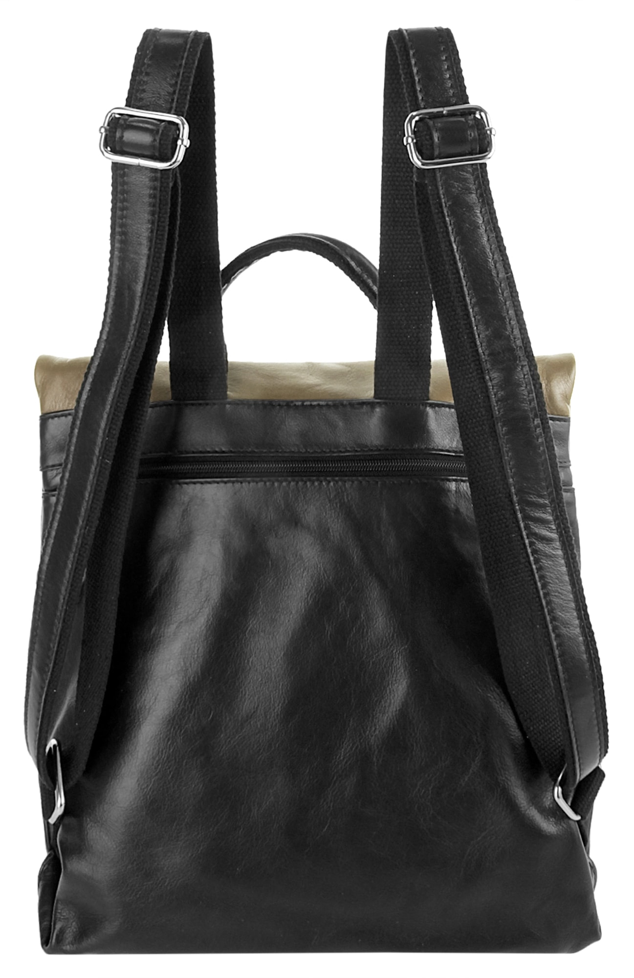 Cluty Cityrucksack, echt Leder, Made in Italy