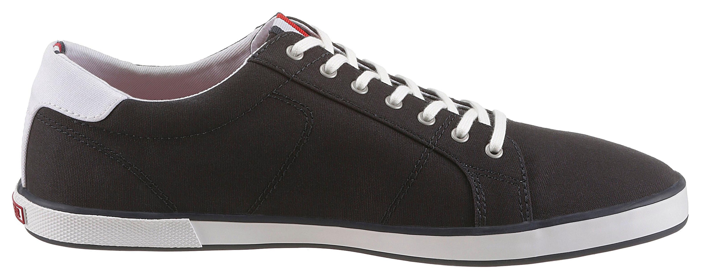 Tommy Hilfiger Sneaker »H2285ARLOW 1D«, Freizeitschuh, Halbschuh, Schnürer mit seitlicher Flaggen-Stickerei