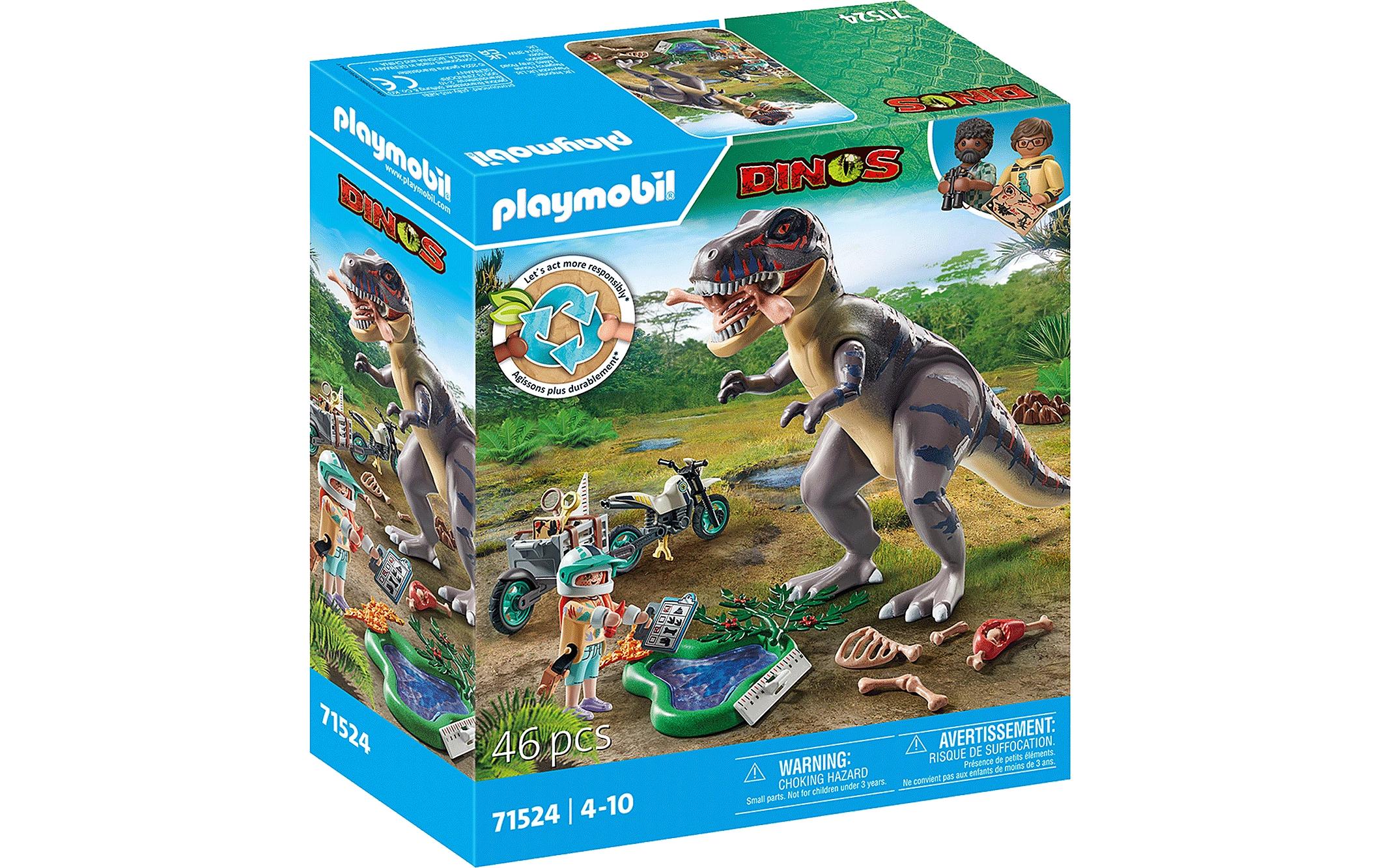 Playmobil Spielbausteine "Dinos T-Rex-Spurensuche 71524"