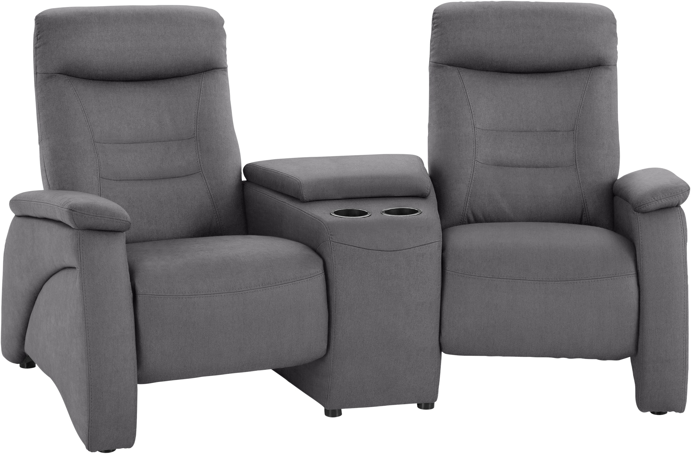 exxpo - sofa fashion 2,5-Sitzer »Ascoli, Kinosofa mit hohem Sitzkomfort, bequeme Armlehnen«, inkl. Relaxfunktion, mit Ablage und Staufach, hohe Rückenlehne