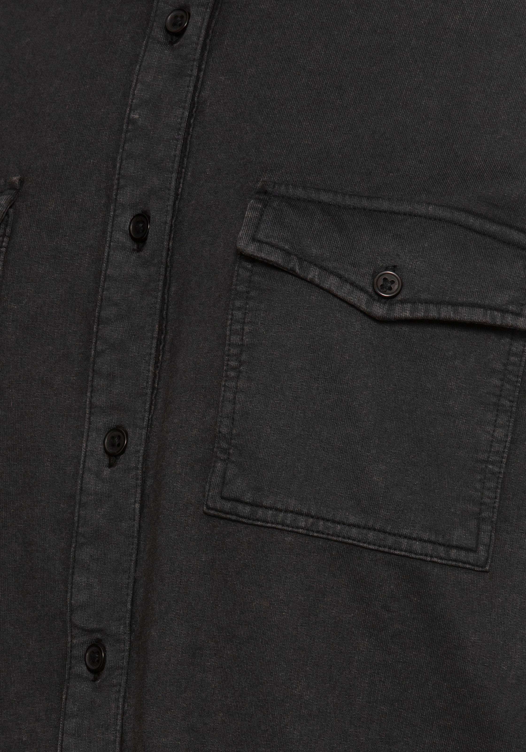 Buffalo Blusenshirt, Loungeshirt im Used-Look, Loungewear