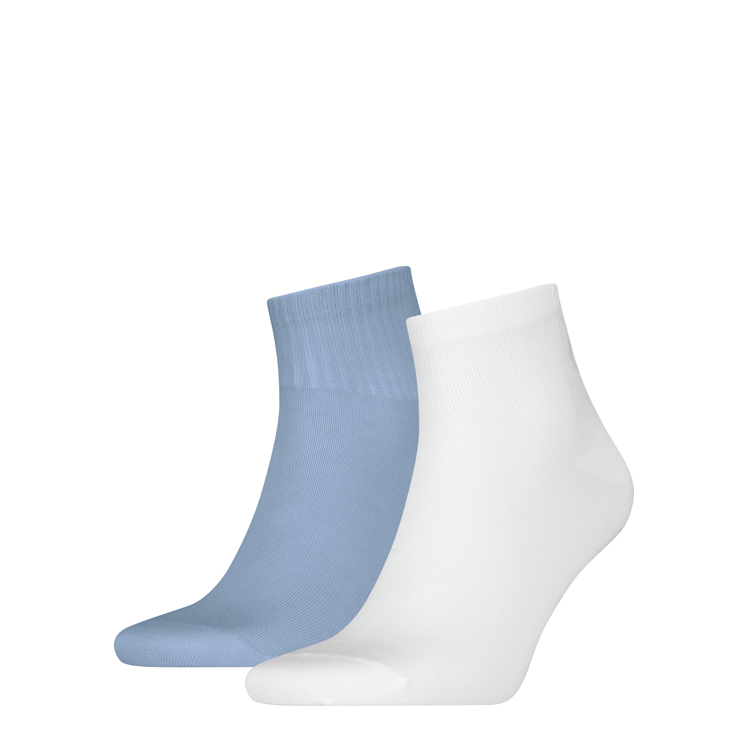 Calvin Klein Jeans Socken »CKJ MEN QUARTER 2P SHADOW RIB LOGO« 2 Paar tlg. mit elastischem Komfortbund