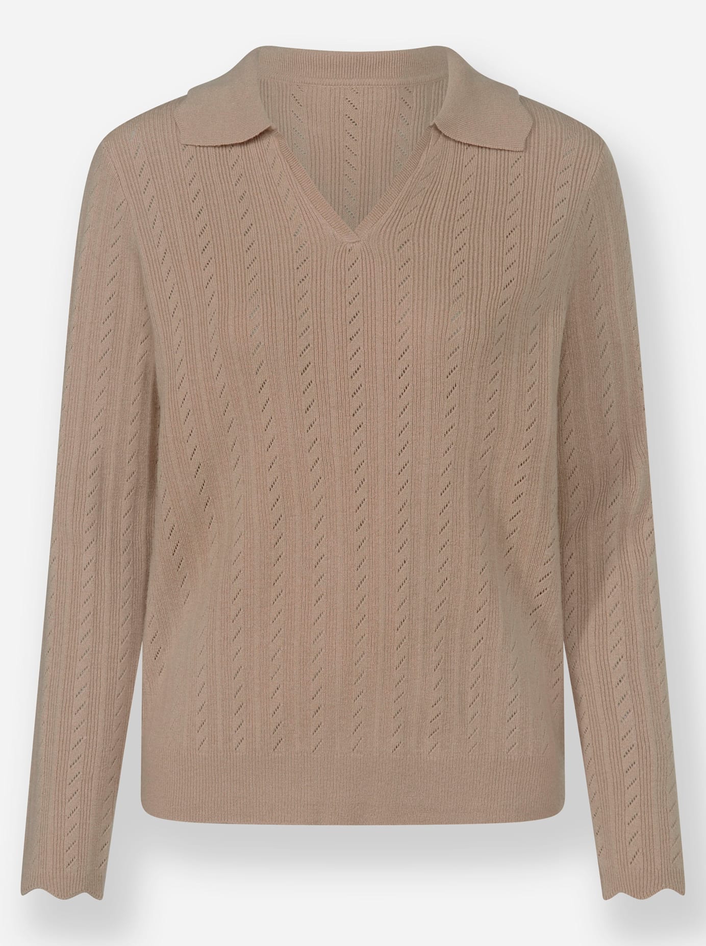 Inspirationen Polokragenpullover »Polopullover«