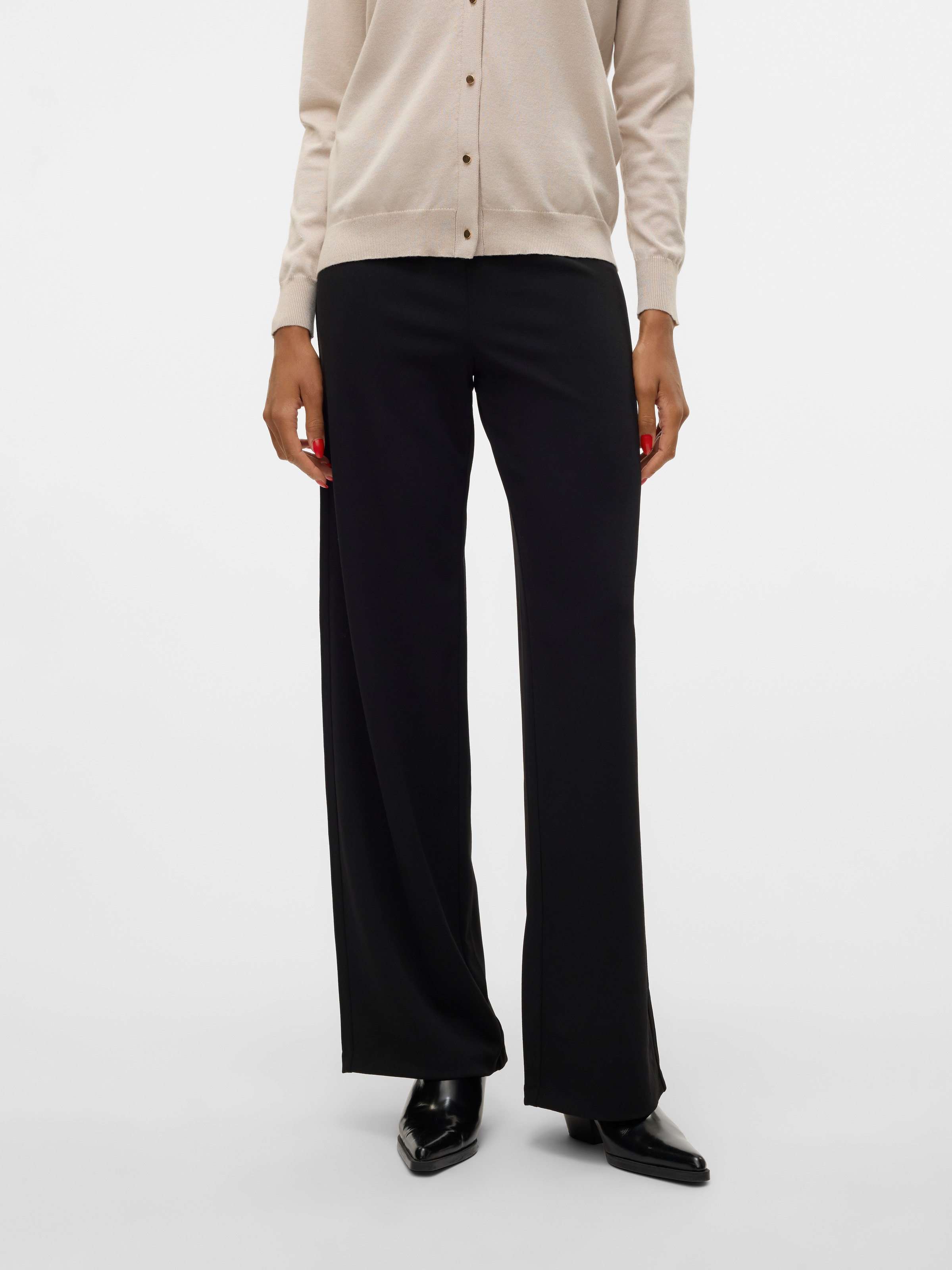 Vero Moda Schlupfhose »VMBERLIN ZAMIRA MW WIDE PANT NOOS« mit Stretch