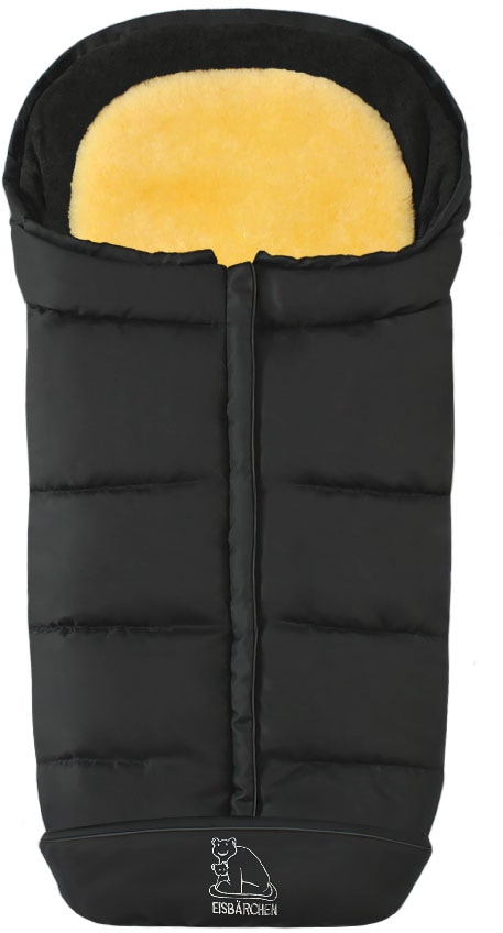 Heitmann Felle Fusssack »Eisbärchen - Komfort 2 in 1 Lammfell Winterfusssack - Premium Qualität«, mit Lammfell-Einlage, für Kinderwagen und Buggy, waschbar