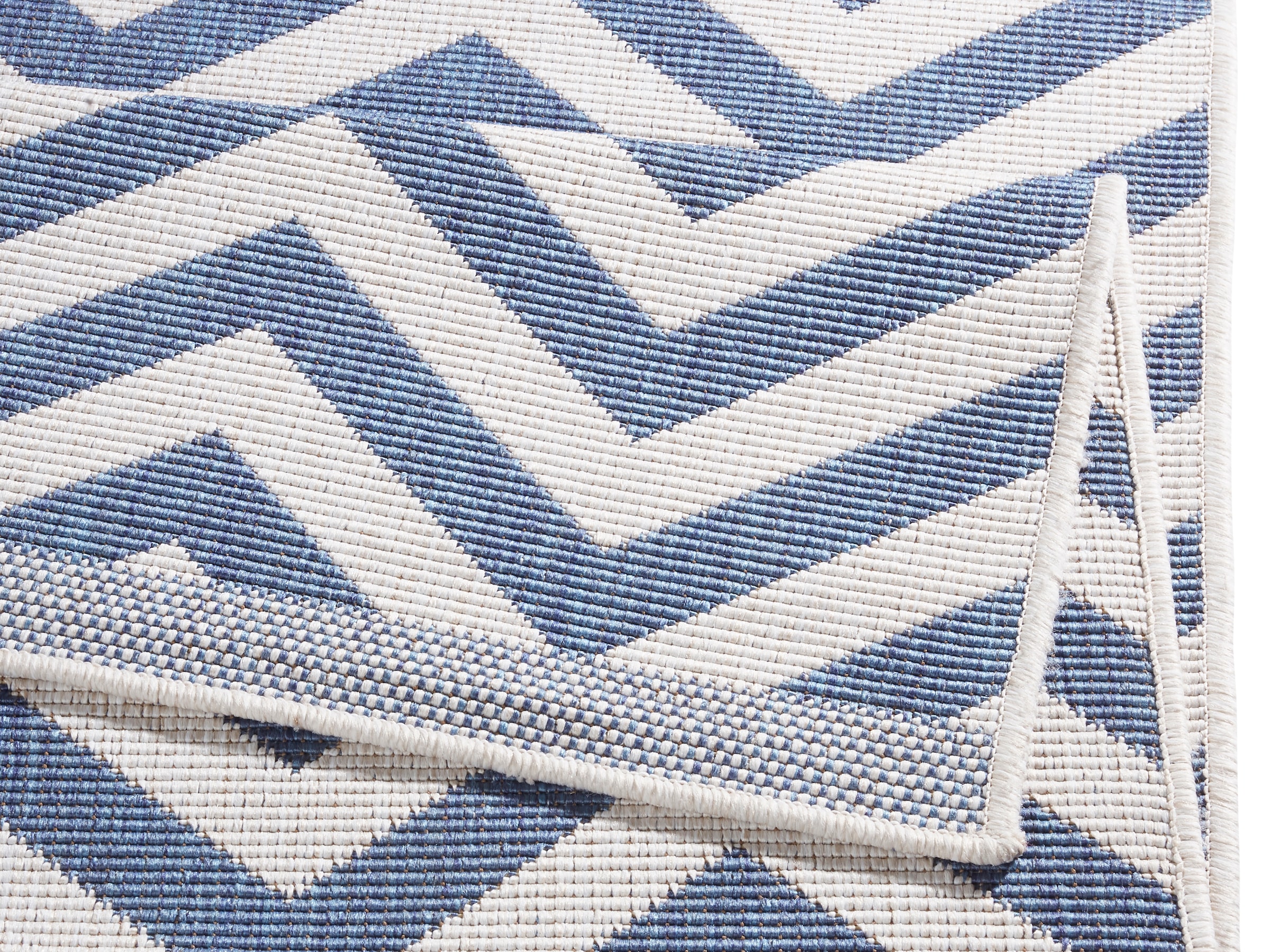 NORTHRUGS Teppich »Palma Wendeteppich«, rechteckig, 5 mm Höhe, In-& Outdoor, Wetterfest, Balkon, Läufer, Wohnzimmer, Wasserfest