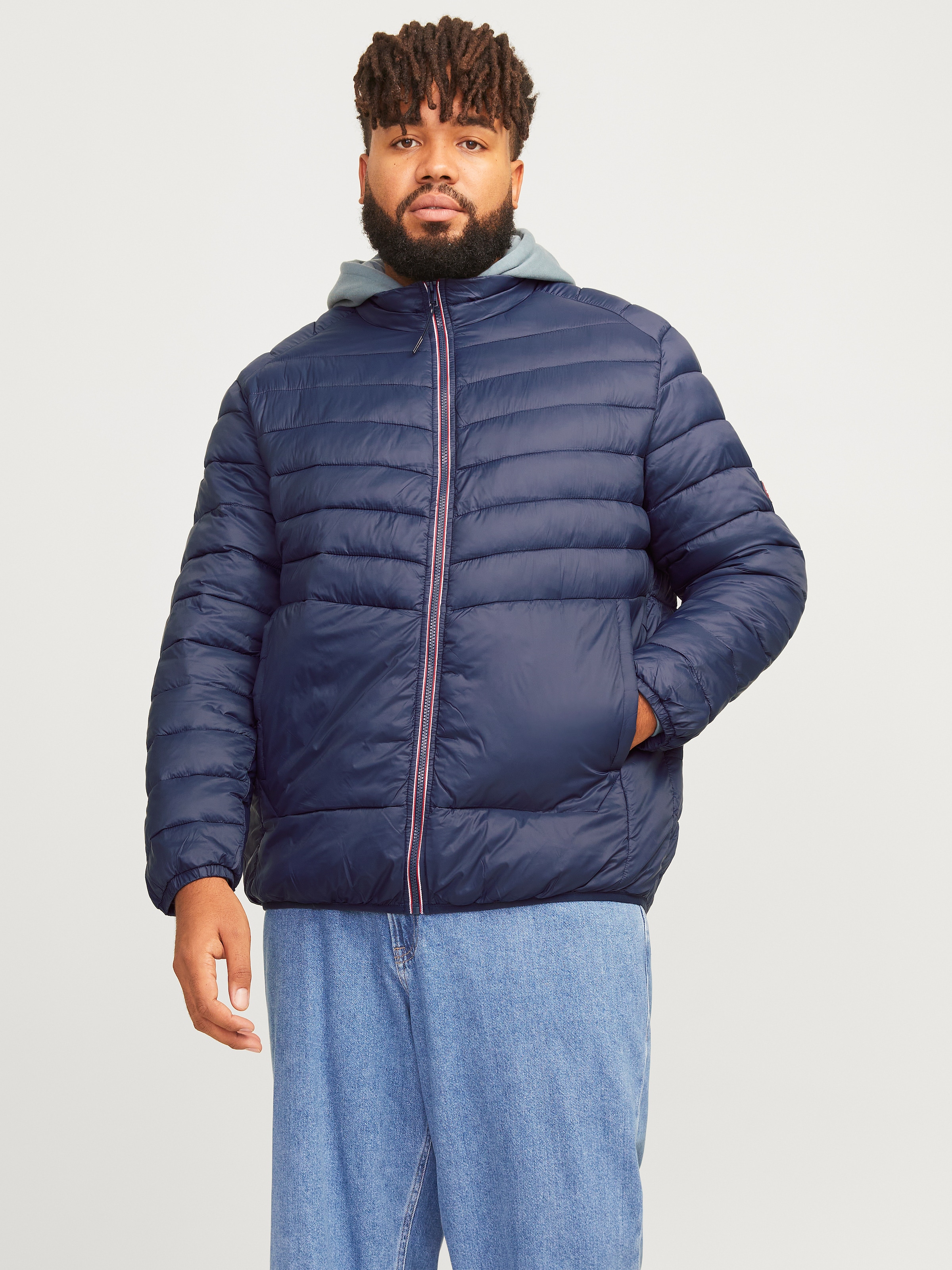 Jack & Jones PlusSize Steppjacke »JJESPRINT PUFFER COLLAR NOOS PLS«