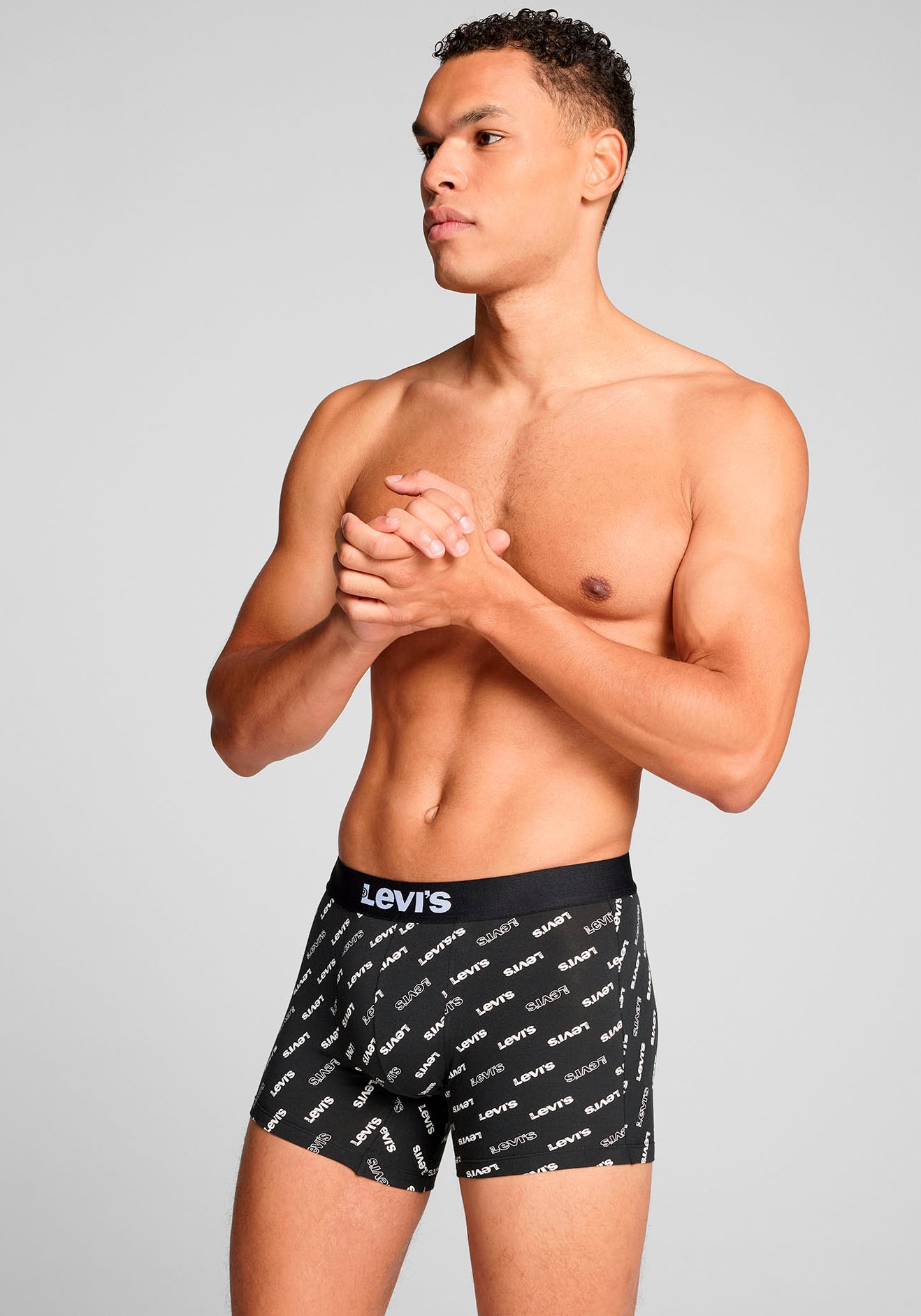 Levi's® Boxershorts »LEVIS MEN LOGO AOP BOXER BRIEF ORG CO 2P«, (2er Pack), mit stilvoller Musterung