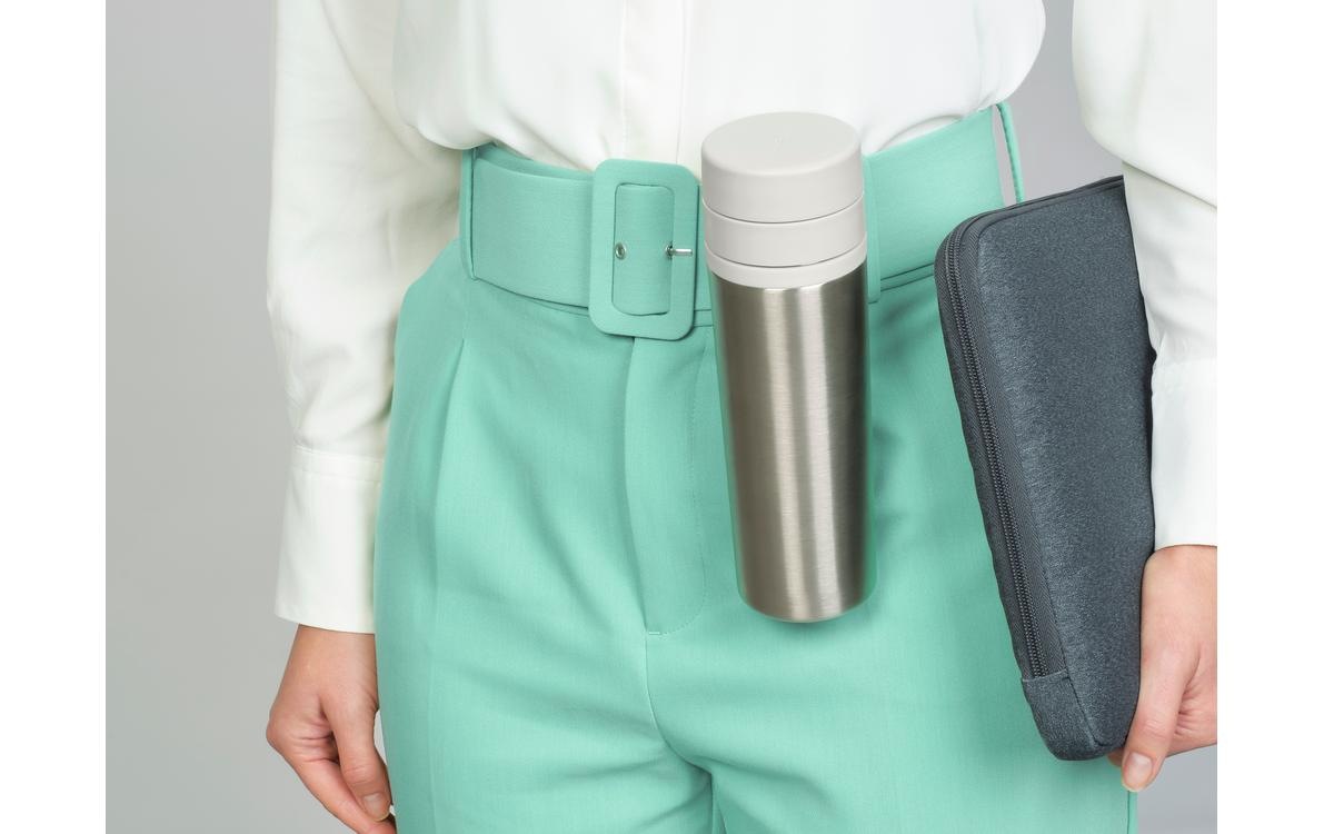 Brabantia Thermoflasche »Make & Take 500 ml, Hellgrau/Silberfarben«