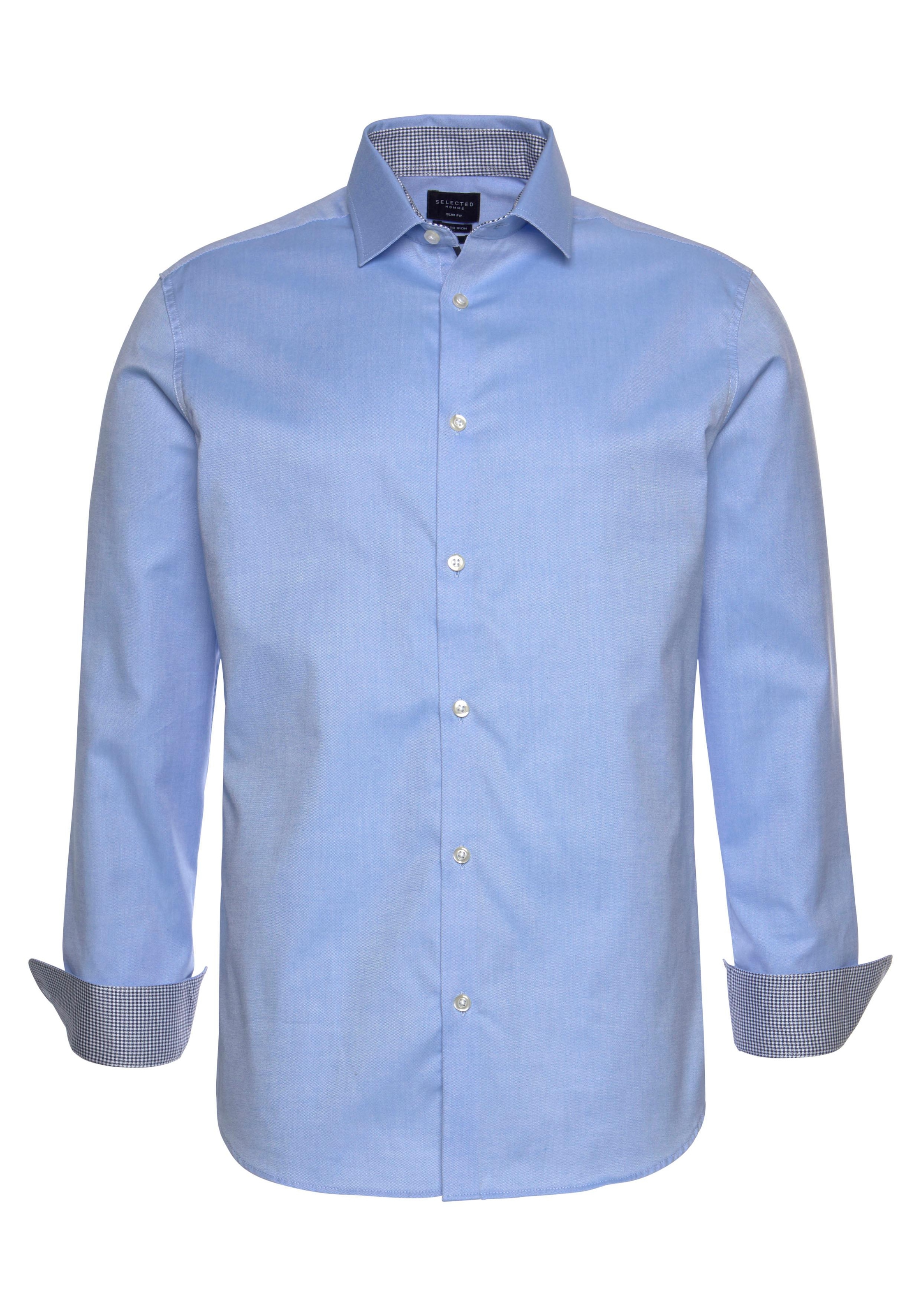 SELECTED HOMME Langarmhemd »SLHSLIMNEW-MARK SHIRT LS NOOS«