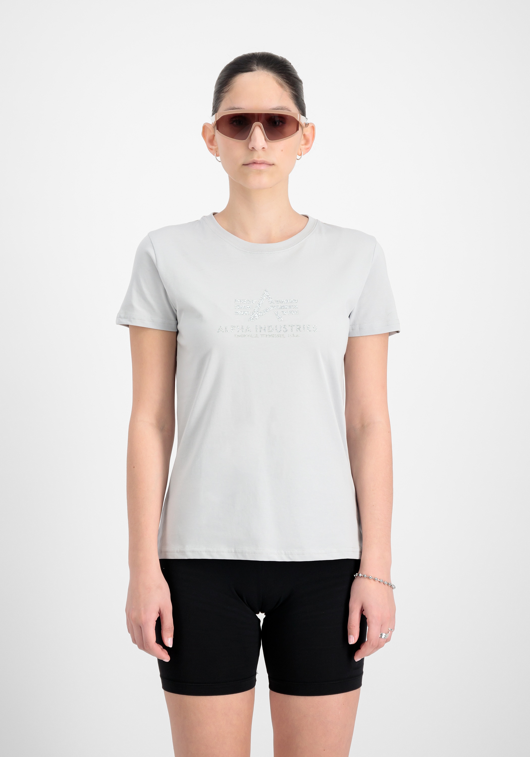 Alpha Industries T-Shirt »Alpha Industries Women - T-Shirts New Basic T Glitter Women«