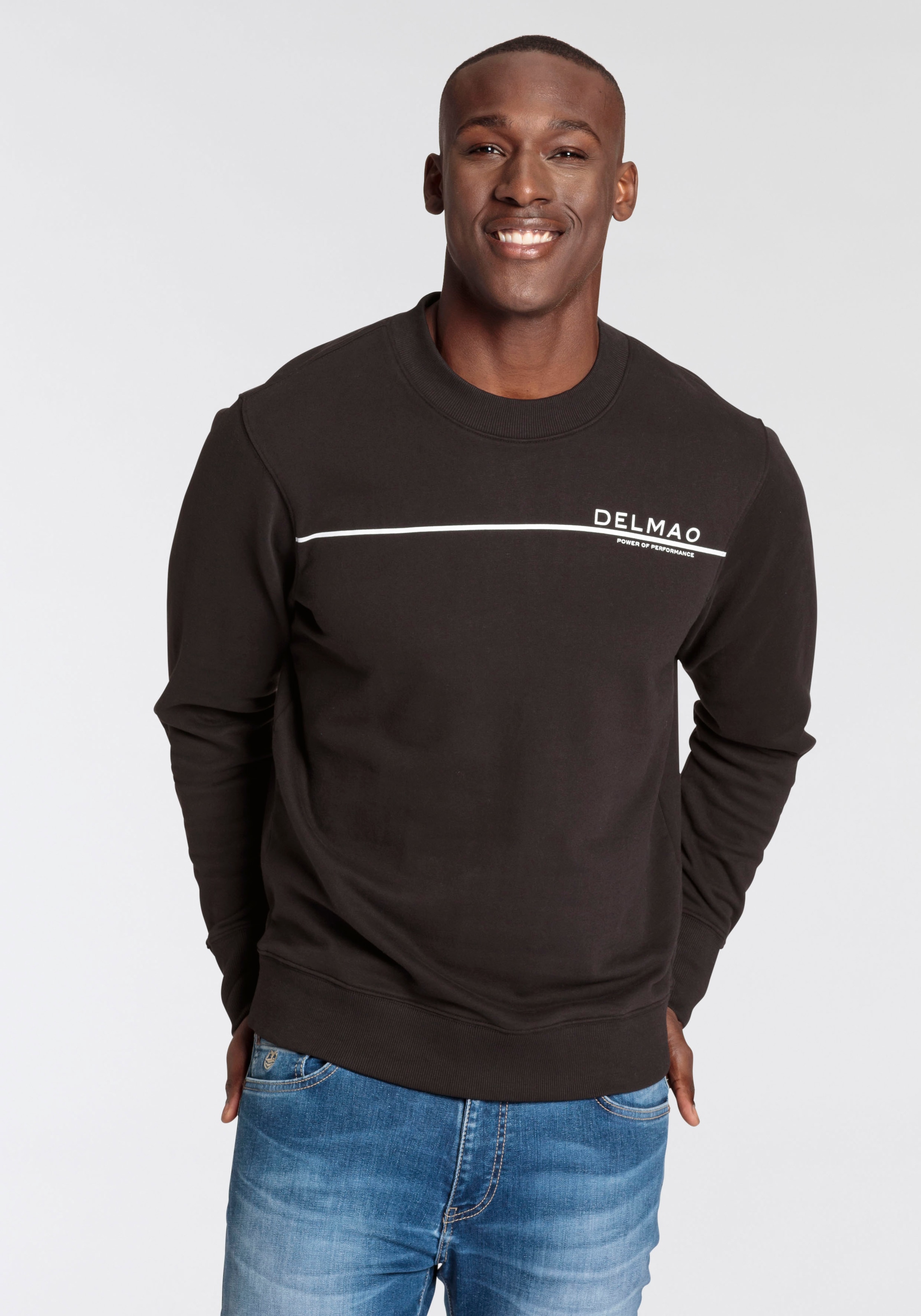 DELMAO Sweatshirt, mit Print