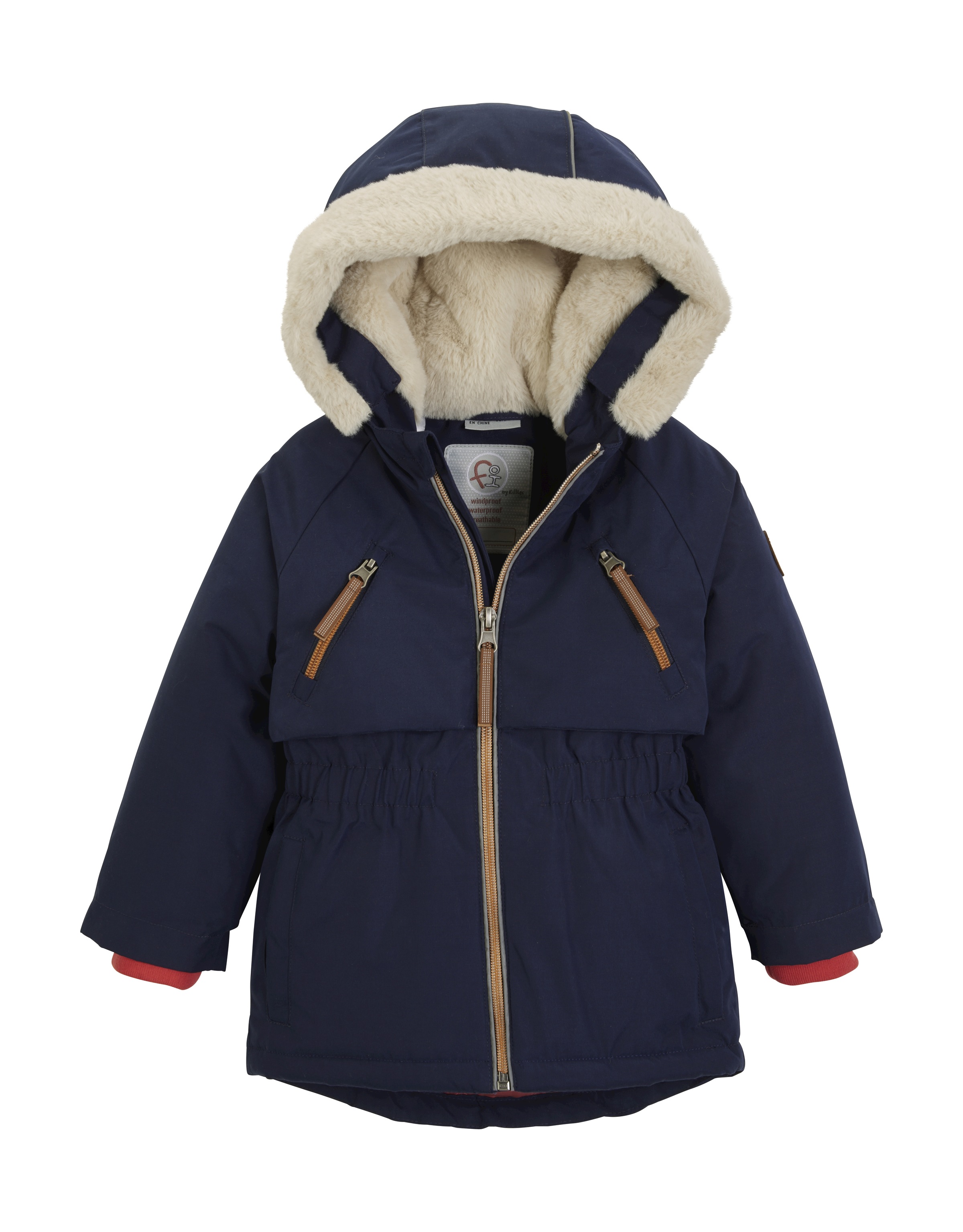 first instinct by killtec Parka »FIOW 27 MNS PRK« Wasserdichter, atmungsaktiver Kinderparka mit Fleece und Reflektoren